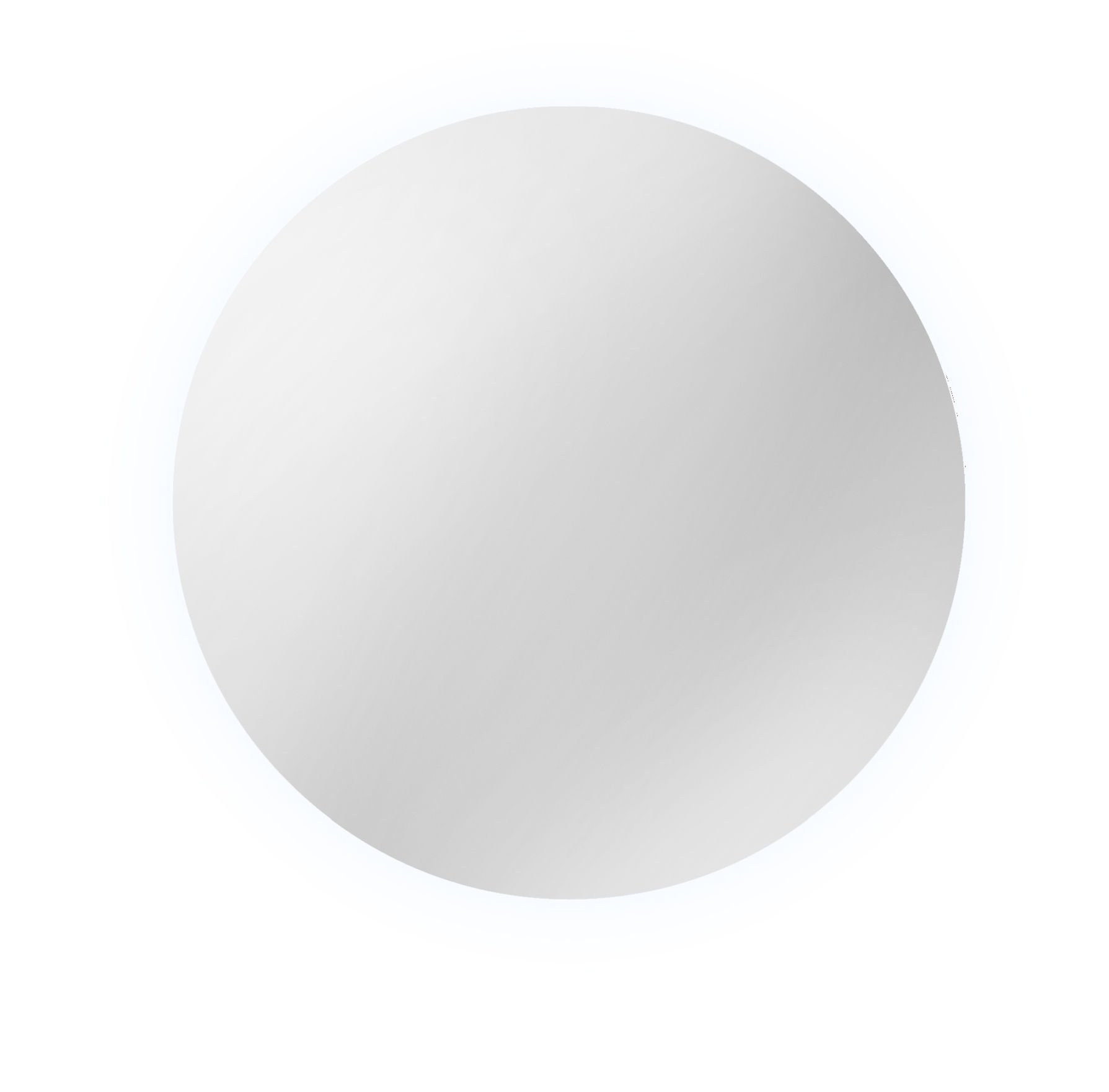 Lustro Łazienkowe Led 90X90 Ruke Syriusz