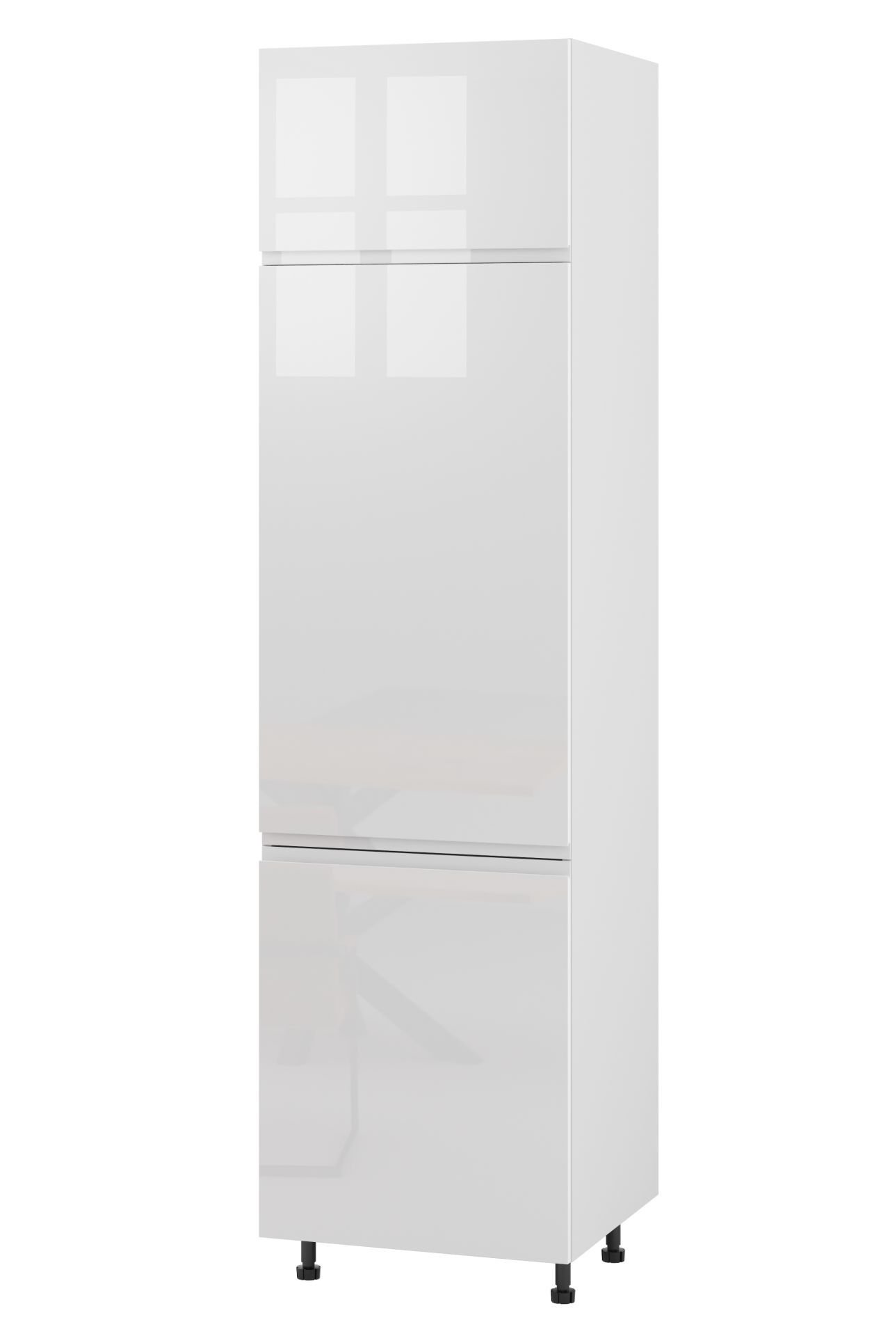 Rimini Słupek Wysoki Lewy D-60-220 Biały Połysk