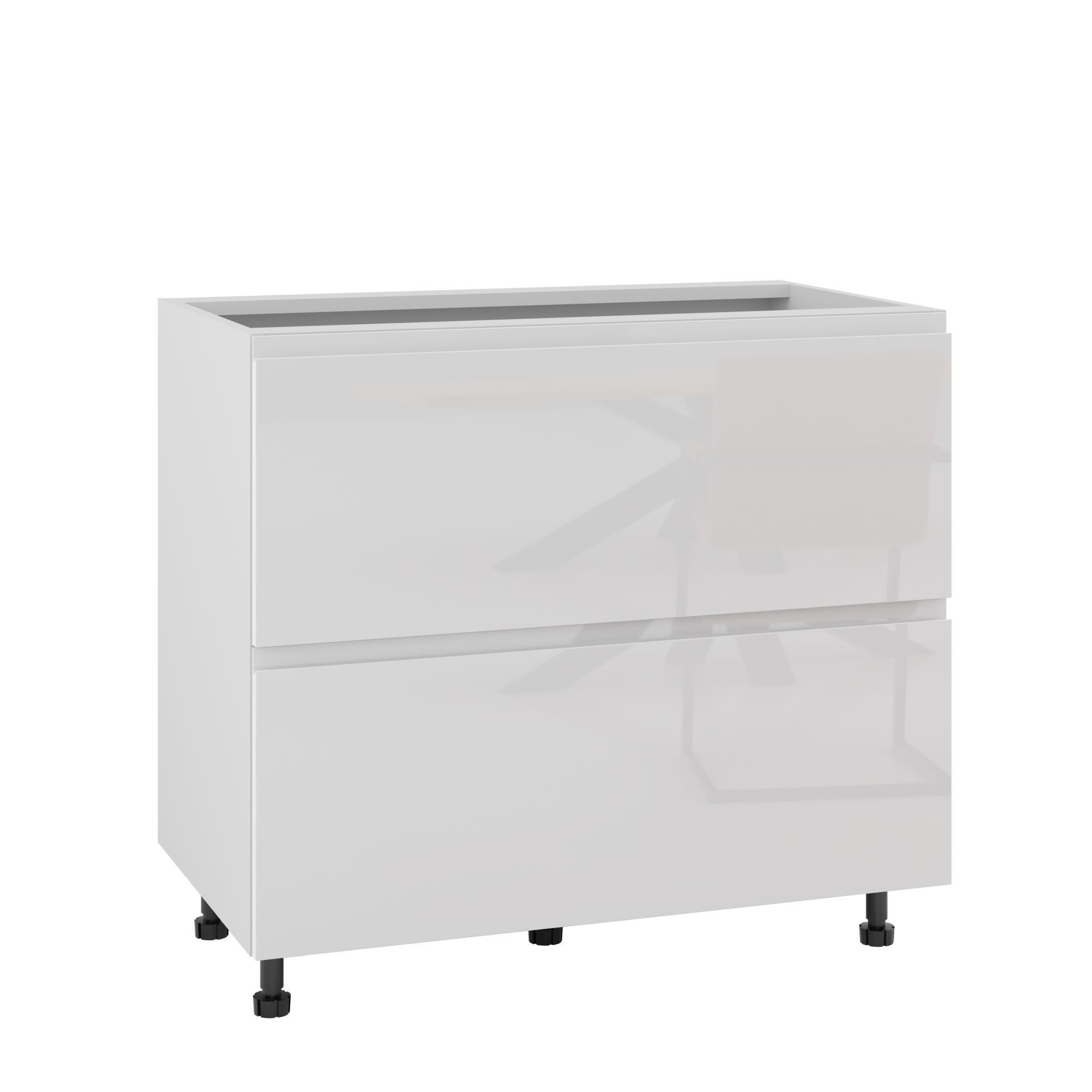 Rimini Szafka Dolna Ds-90-2W _Metabox Biały Połysk
