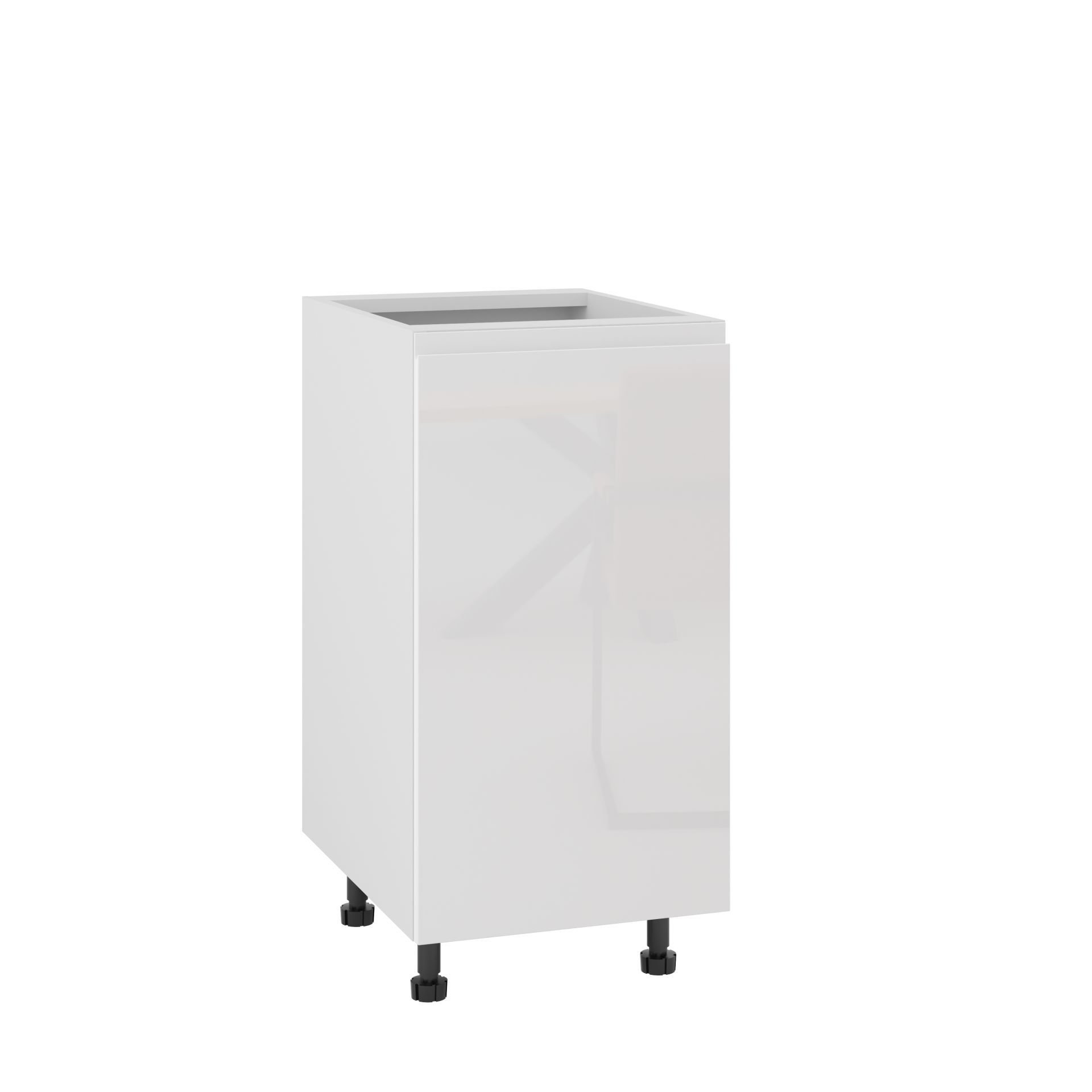 Rimini Szafka Dolna Prawa D-40 Biały Połysk