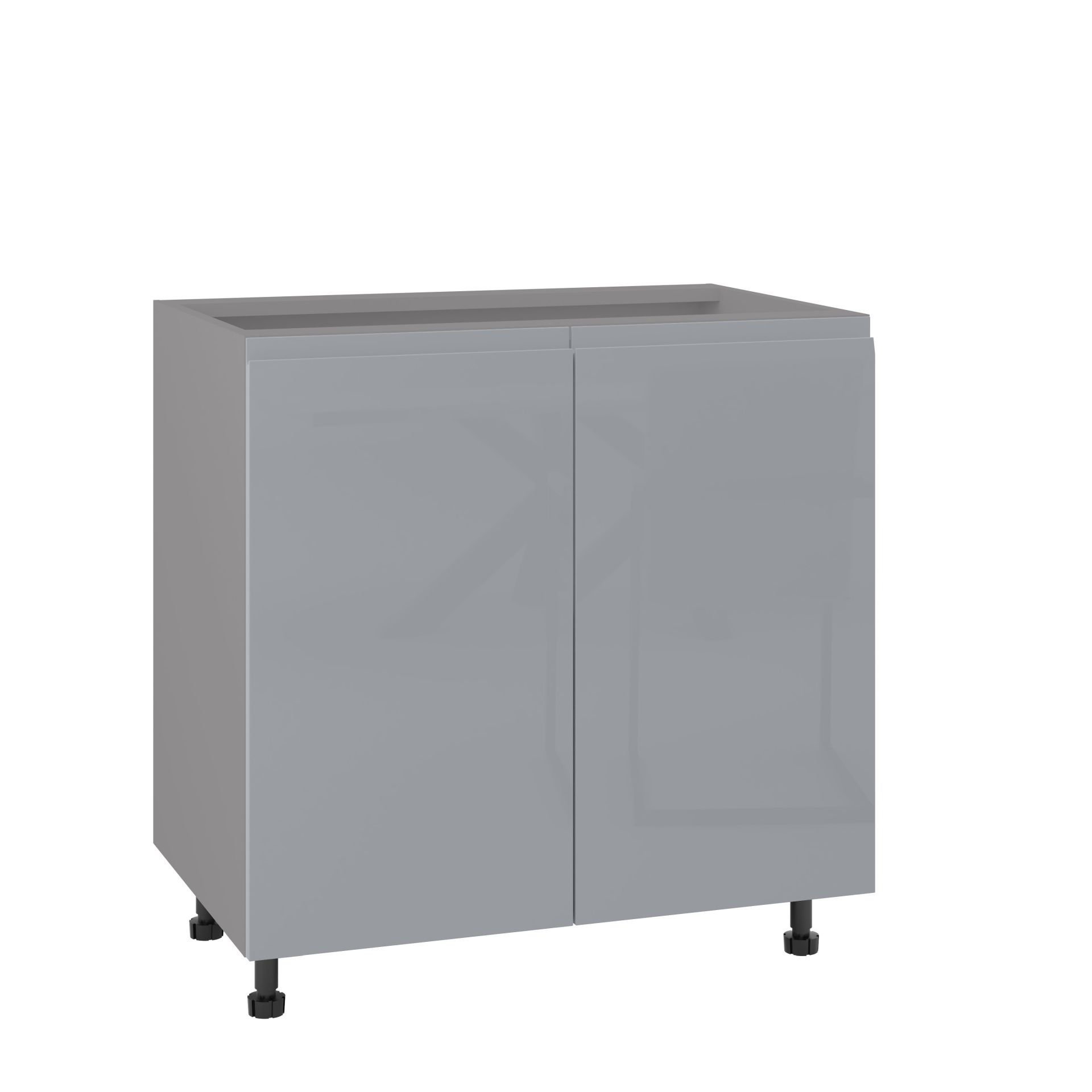 Rimini Szafka Dolna D2-80 Szary Połysk