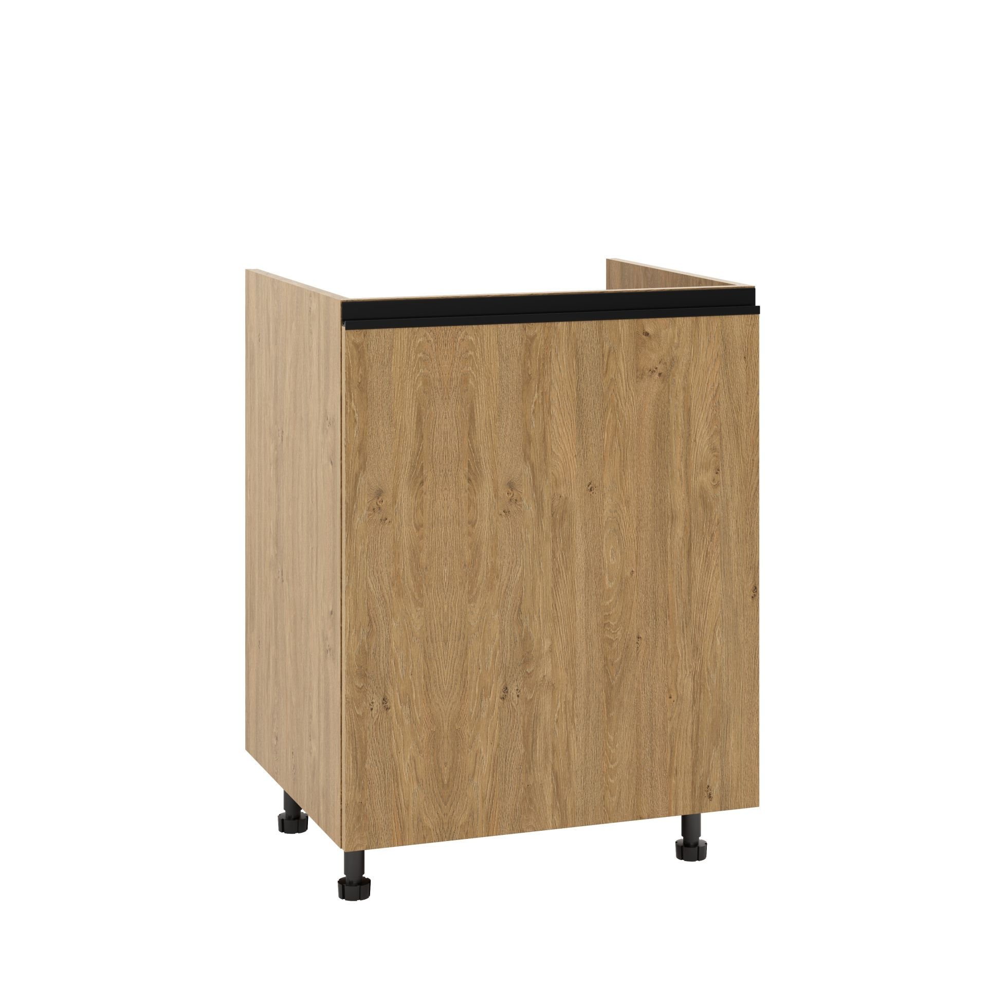 Bari Plus Szafka Dolna Pod Zlewozmywak Dzs-60_Modern Dąb Kamienny