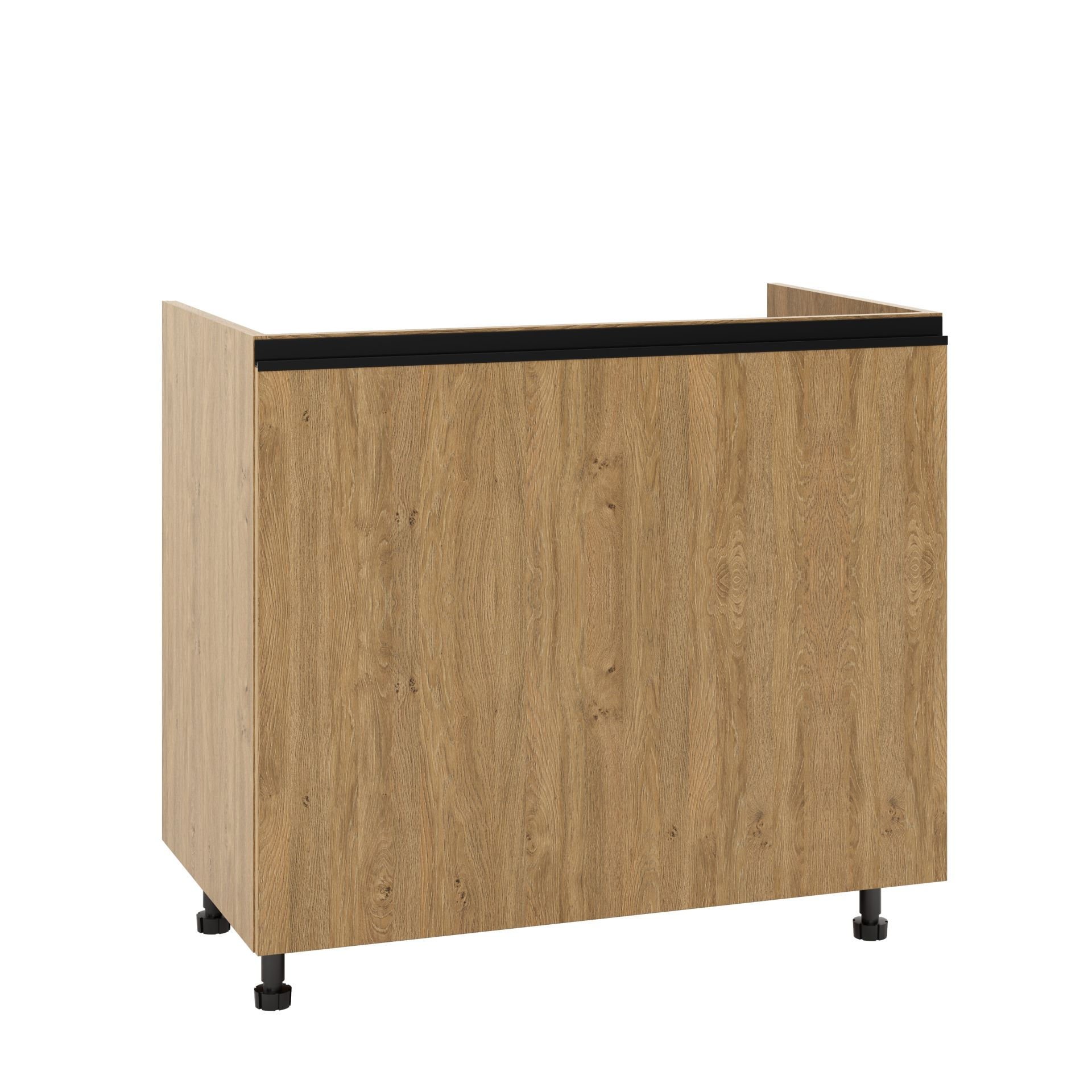 Bari Plus Szafka Dolna Pod Zlewozmywak Dzs-90_Modern Dąb Kamienny