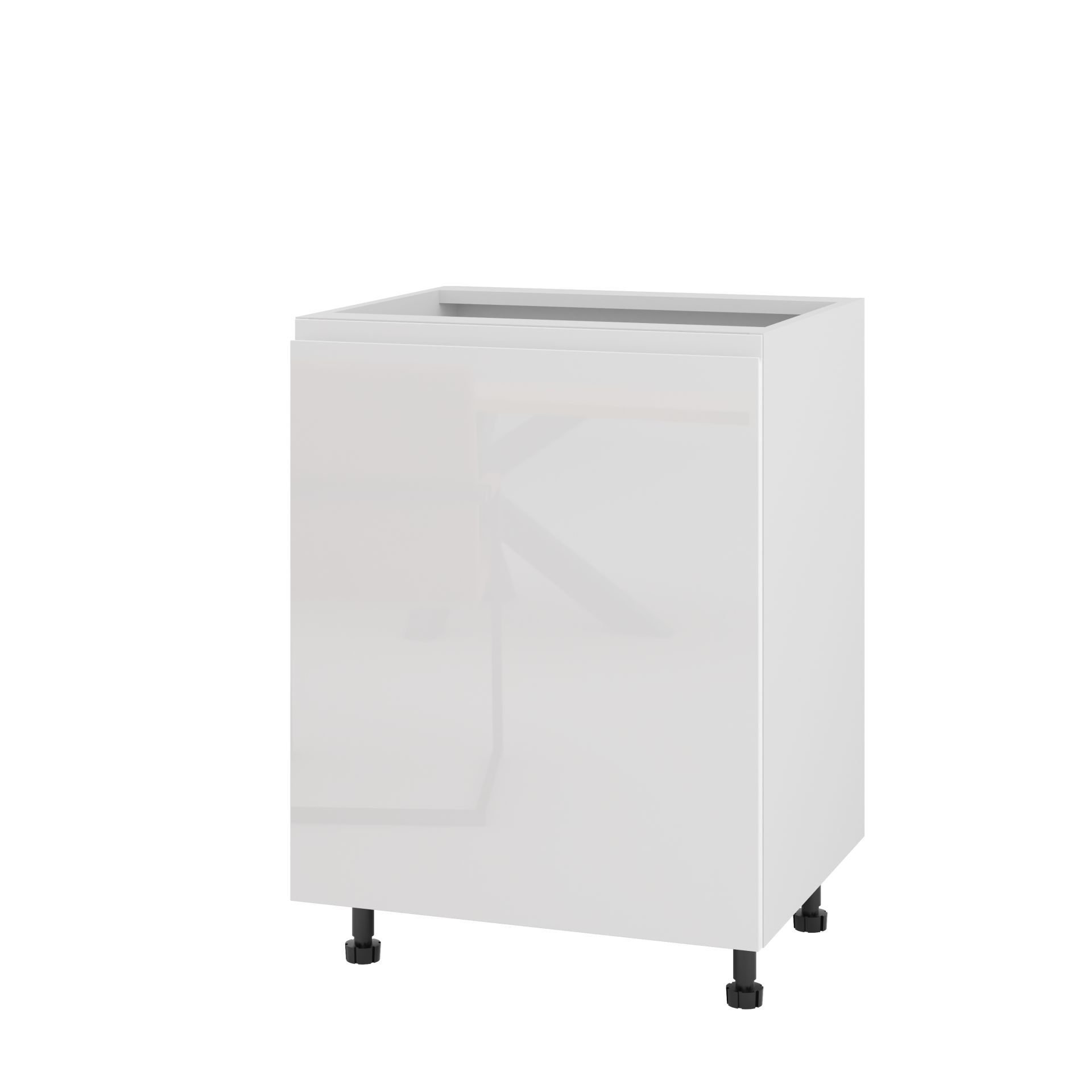 Rimini Szafka Dolna Lewa D-60 Biały Połysk