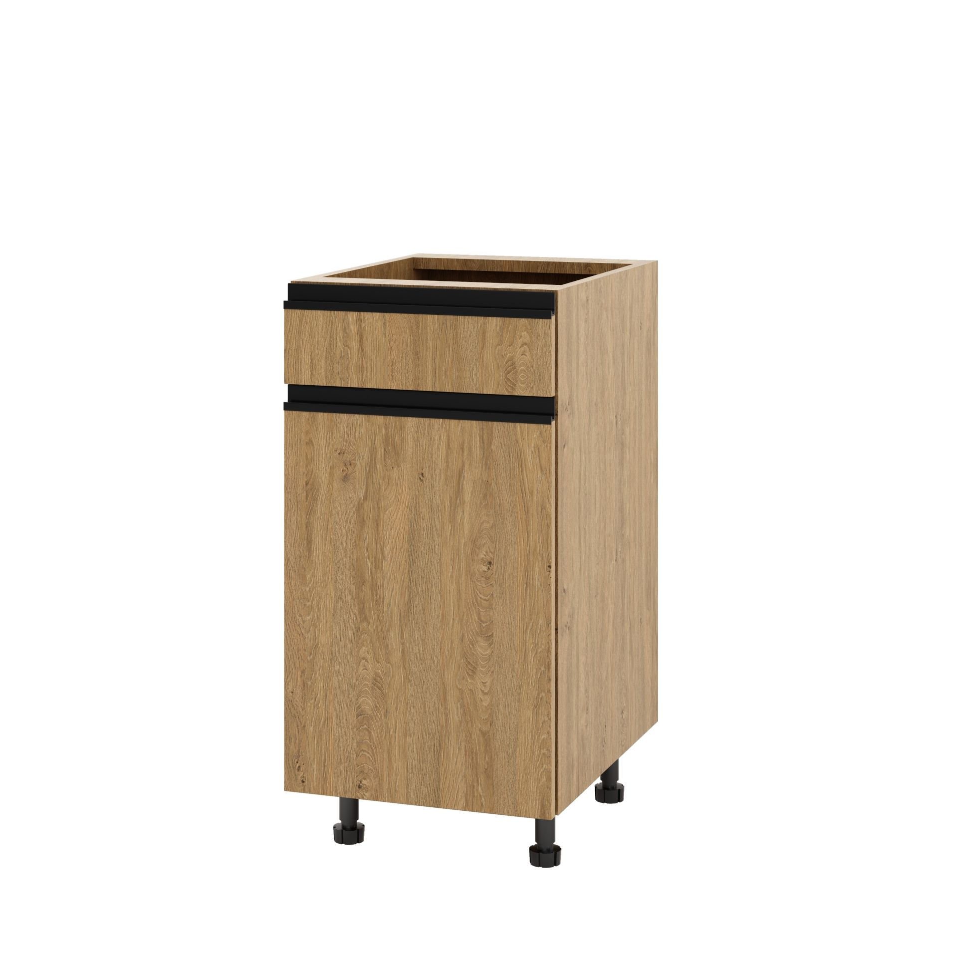 Bari Plus Szafka Dolna Lewa D1S-40_Modern Dąb Kamienny
