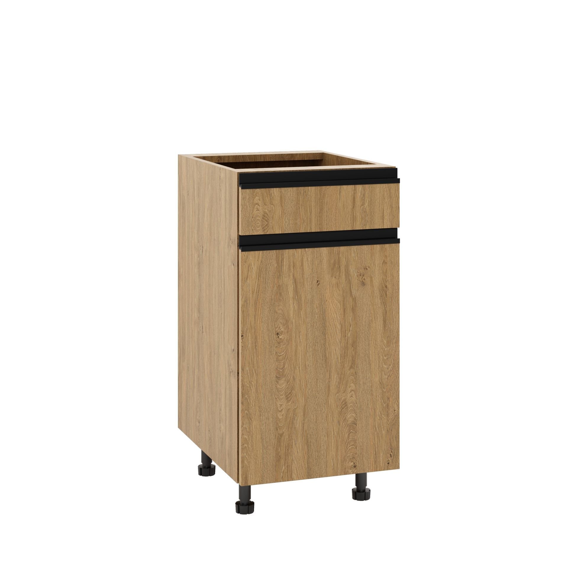 Bari Plus Szafka Dolna Prawa D1S-40_Modern Dąb Kamienny