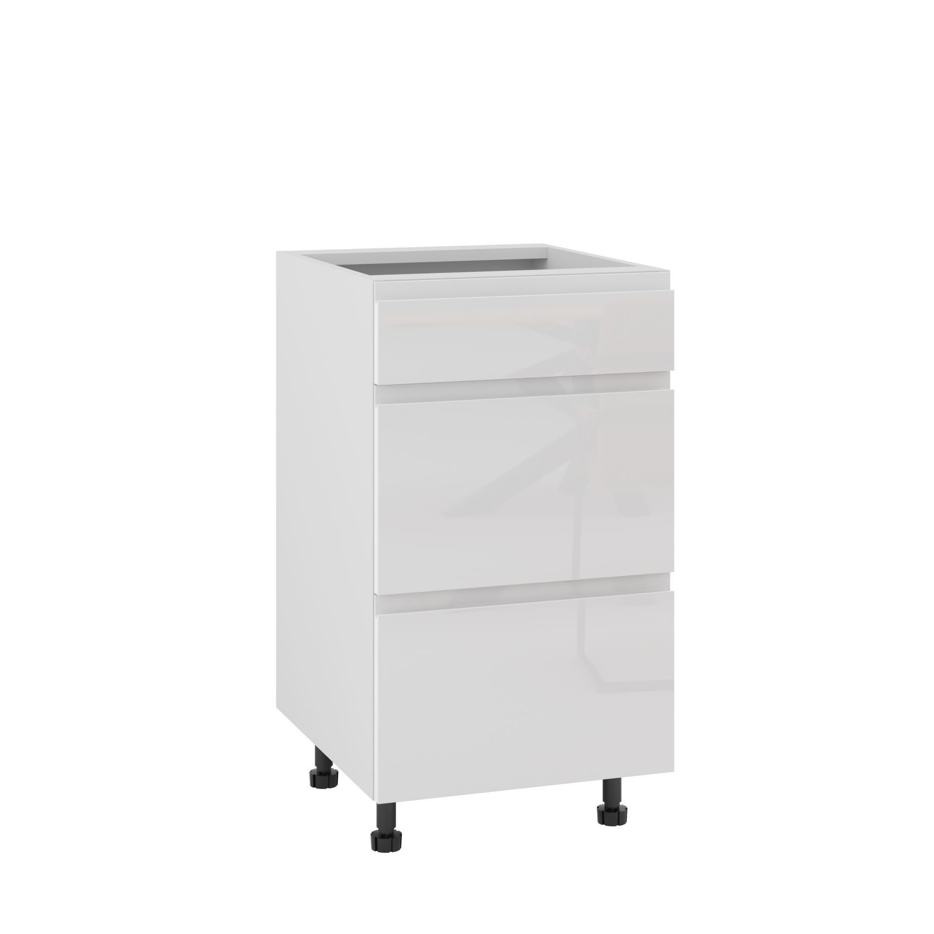 Rimini Szafka Dolna Ds-45-2W-1N_Modern Biały Połysk