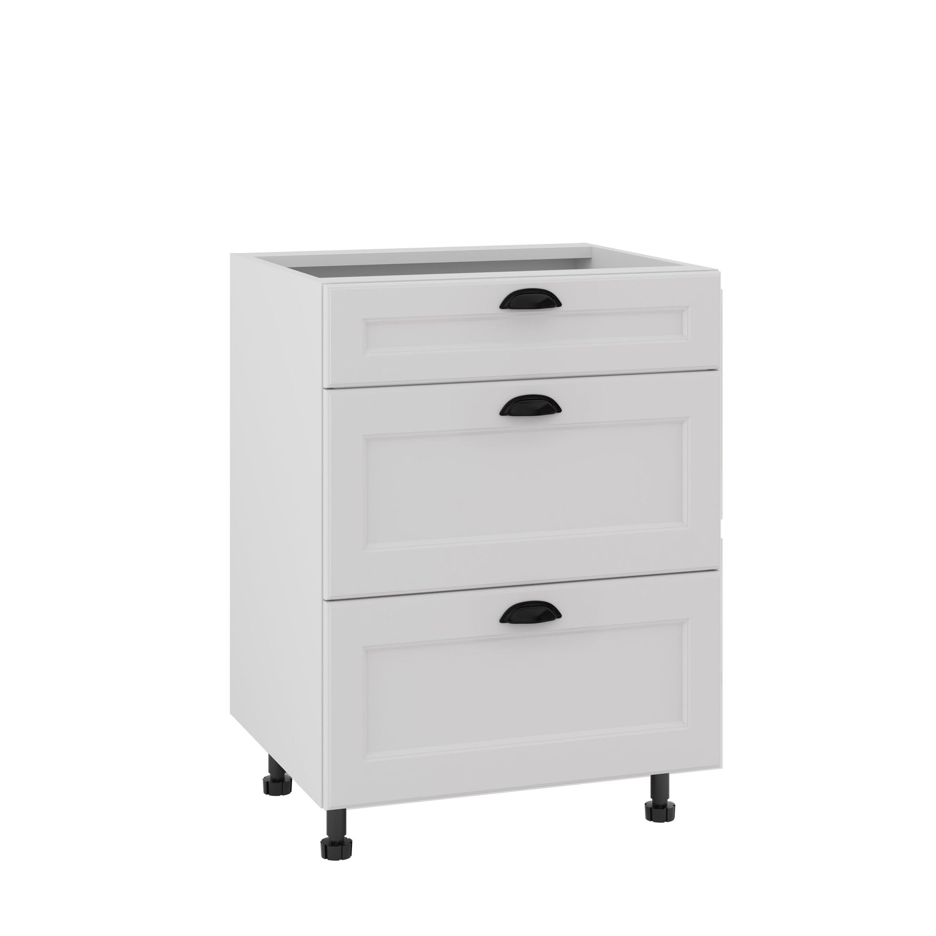 London Szafka Dolna Ds-60-2W-1N_Metabox Biały Mat