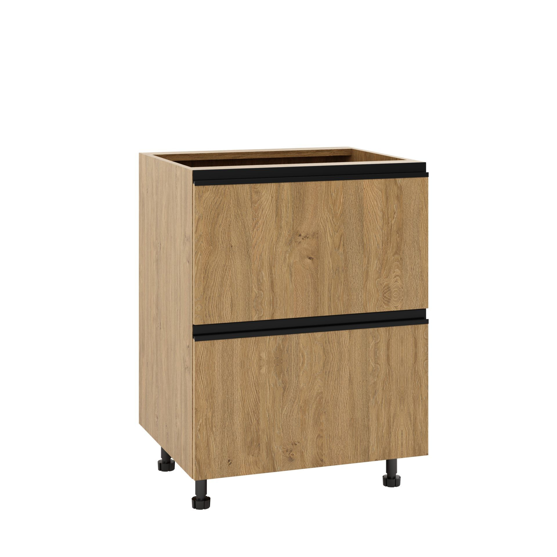 Bari Plus Szafka Dolna Ds-60-2W_Blum Dąb Kamienny