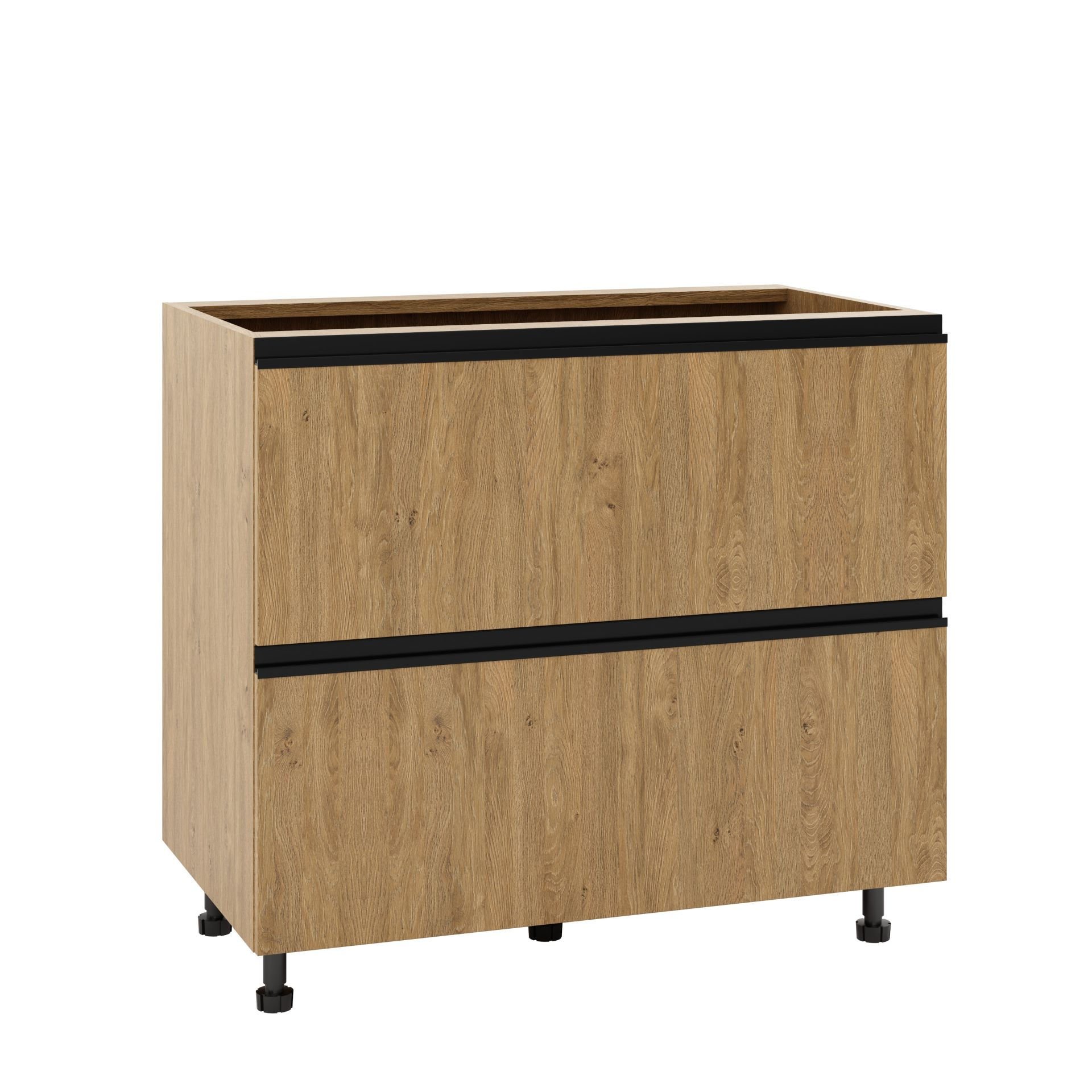 Bari Plus Szafka Dolna Ds-90-2W _Blum Dąb Kamienny