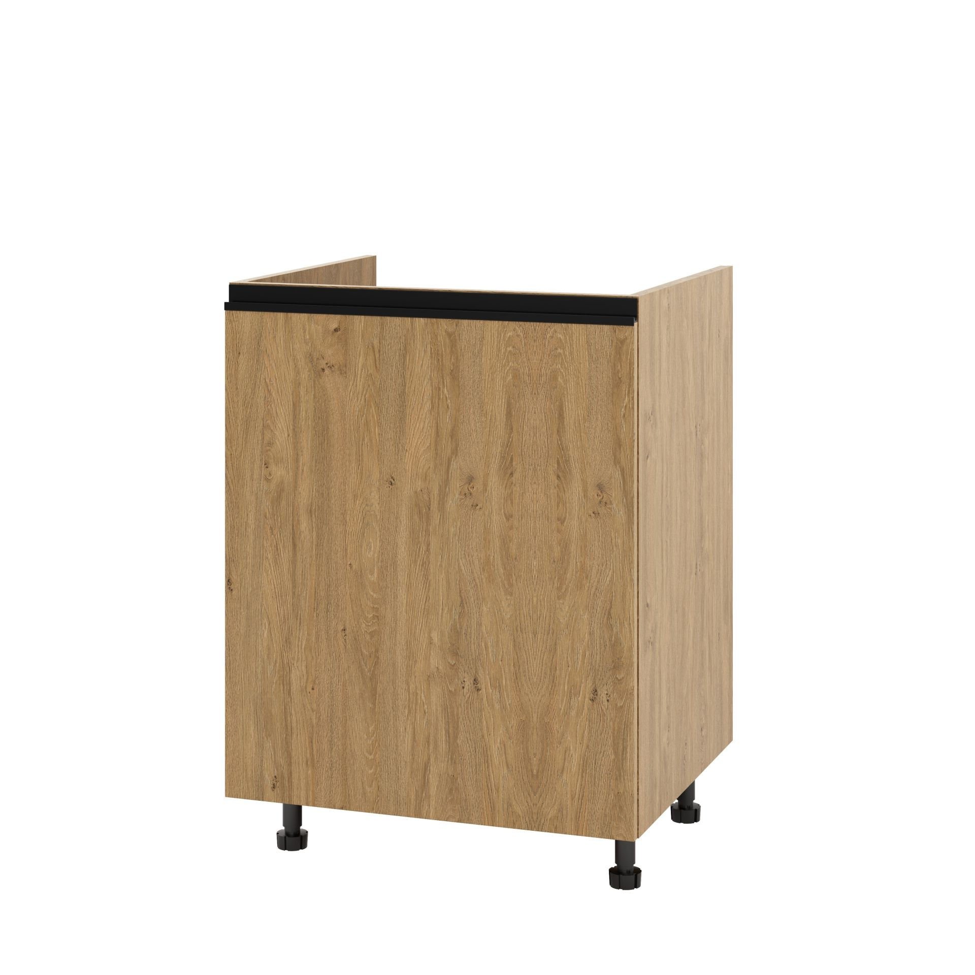 Bari Plus Szafka Dolna Pod Zlewozmywak Lewa Dz-60 Dąb Kamienny