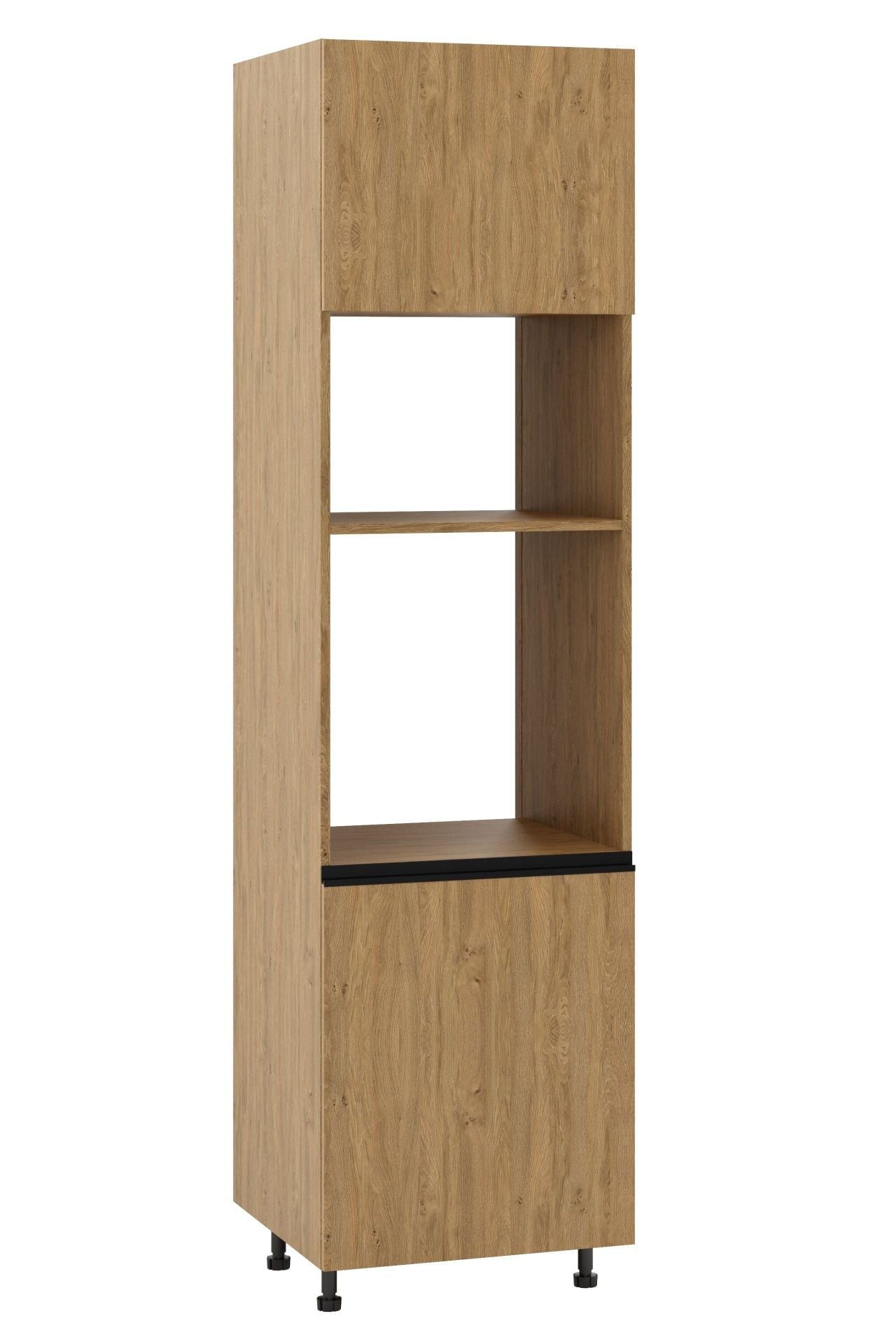 Bari Plus Słupek Pod Zabudowę Piekarnika/Mikrofalówki Lewy Dpp-60-38-220 Hk-Xs Dąb Kamienny