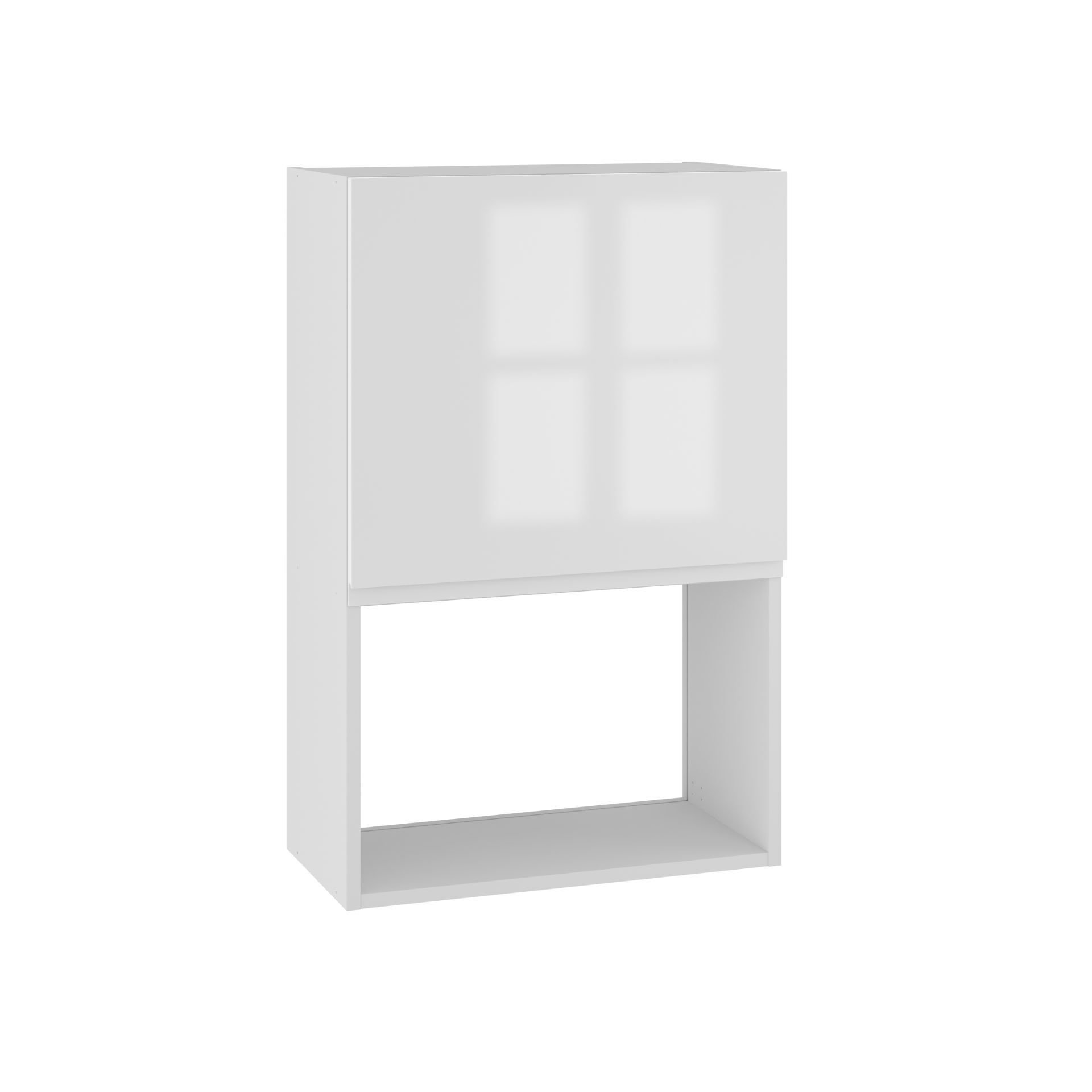 Rimini Szafka Wisząca Pod Zabudowę Mikrofalówki Gm-60-H92 Lewa Biały Połysk