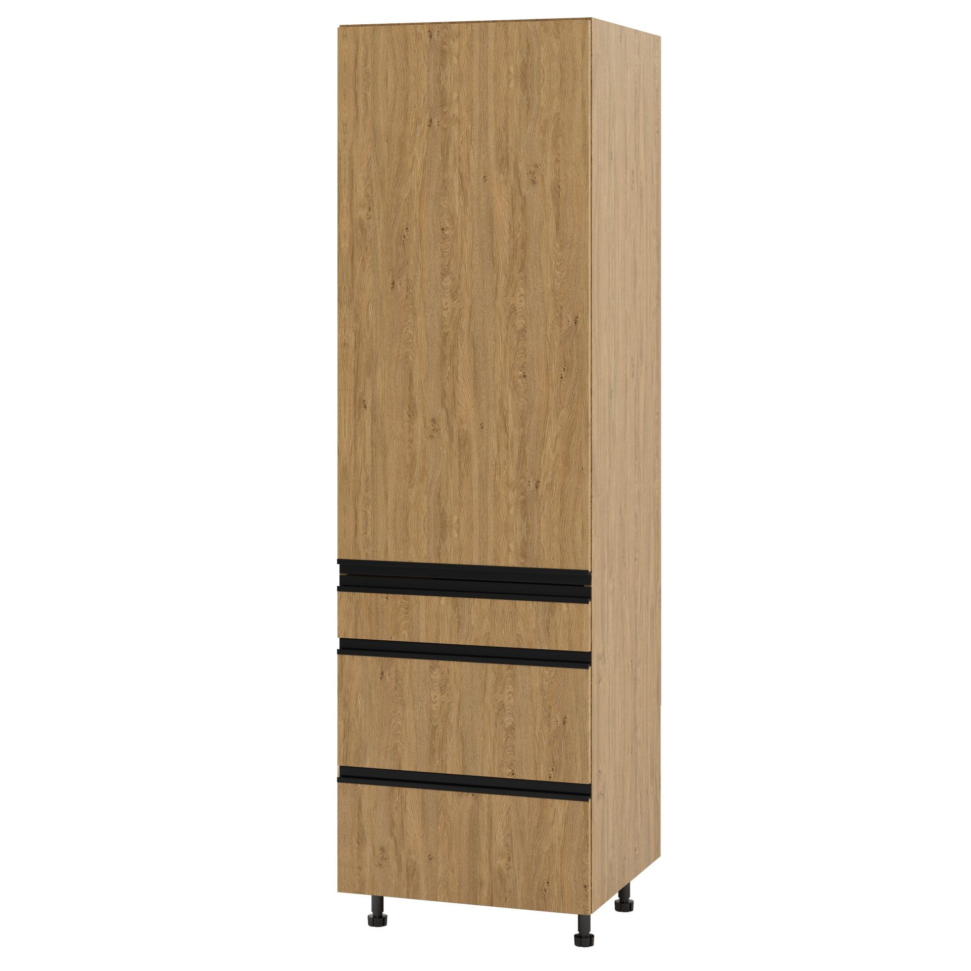 Bari Plus Słupek Ds3-60-197_Modernbox Lewa Dąb Kamienny