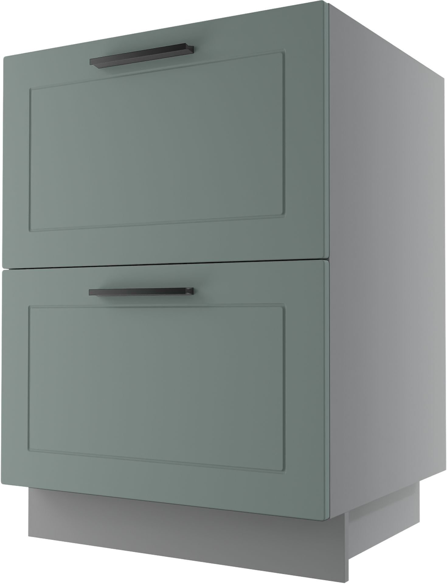 Bergamo Szafka Dolna D2E/60/1Wew_Hettich Miętowy Mat