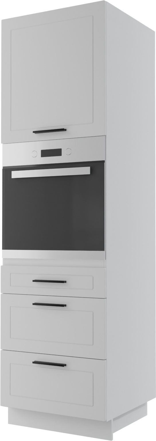 Bergamo Słupek Pod Zabudowę Piekarnika D14Ru/3M Metabox Biały Mat