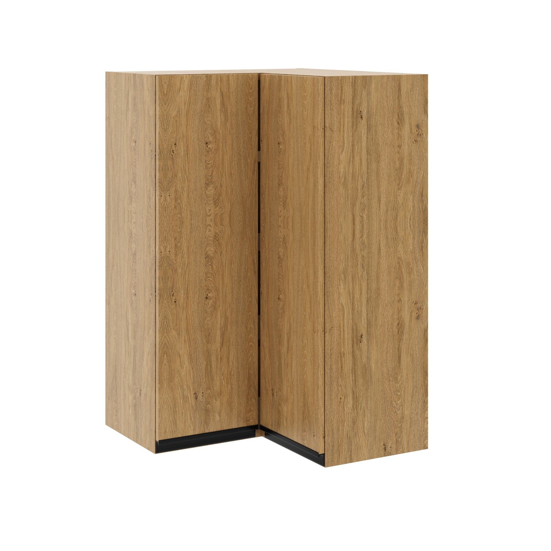 Bari Plus Szafka Wisząca Narożna Lewa Wysoka Gnw-H92 Dąb Kamienny