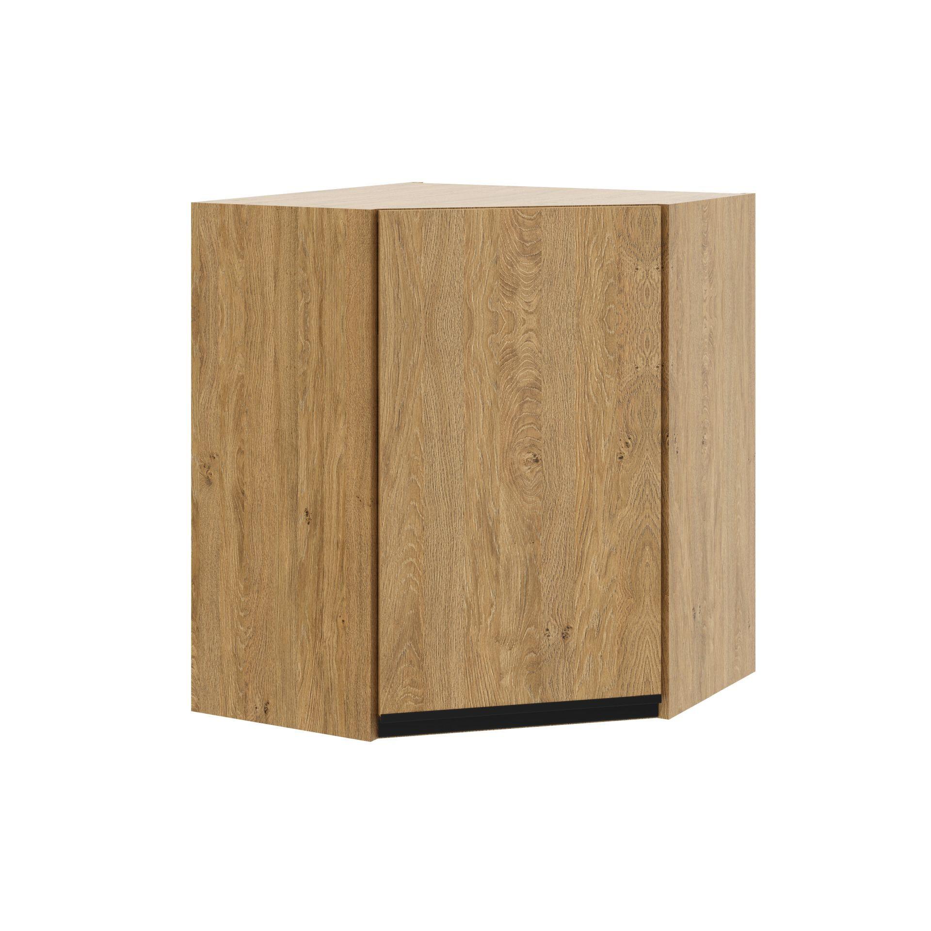 Bari Plus Szafka Wisząca Narożna Prawa Gnwu-60 Dąb Kamienny