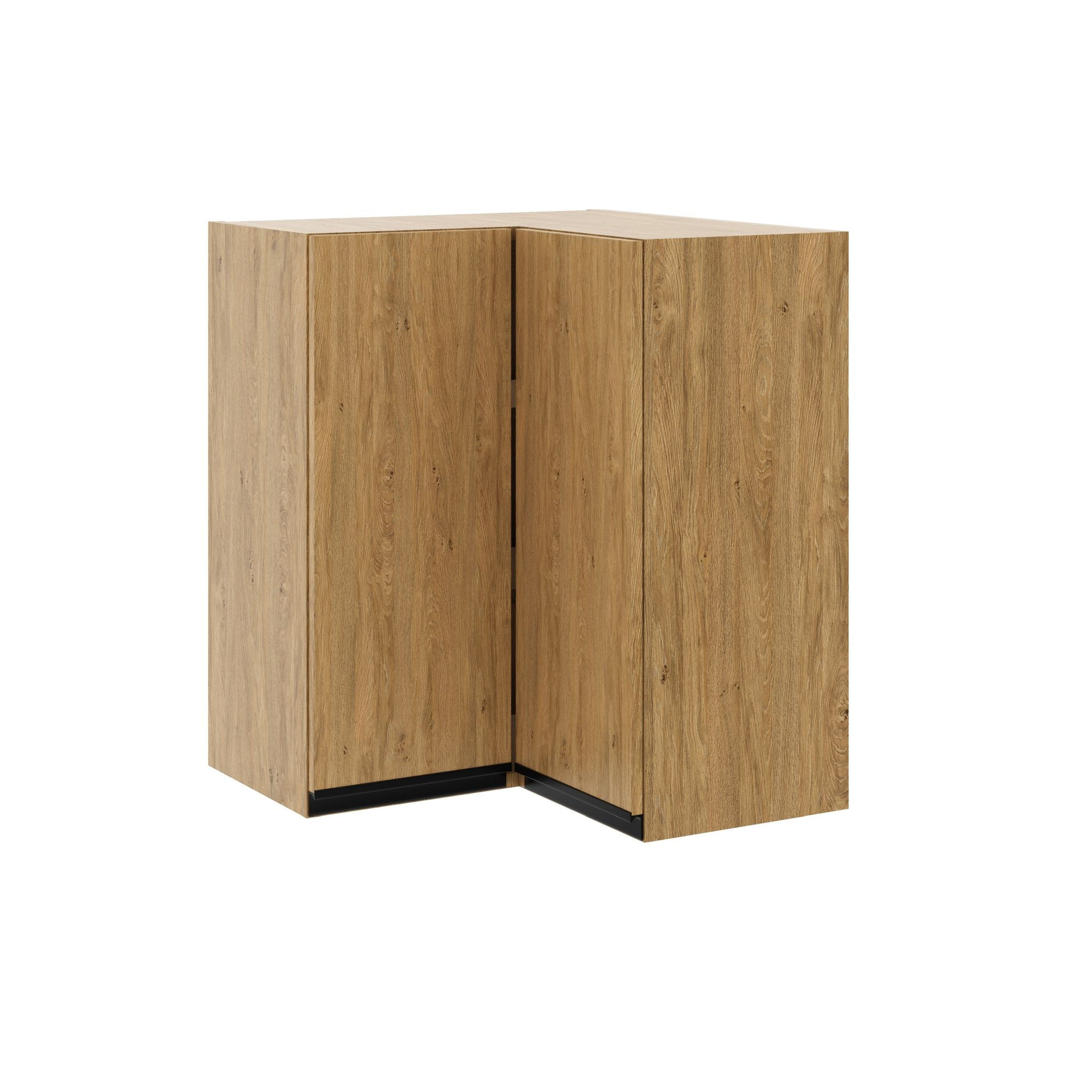 Bari Plus Szafka Wisząca Narożna Lewa Gnw-60 Dąb Kamienny