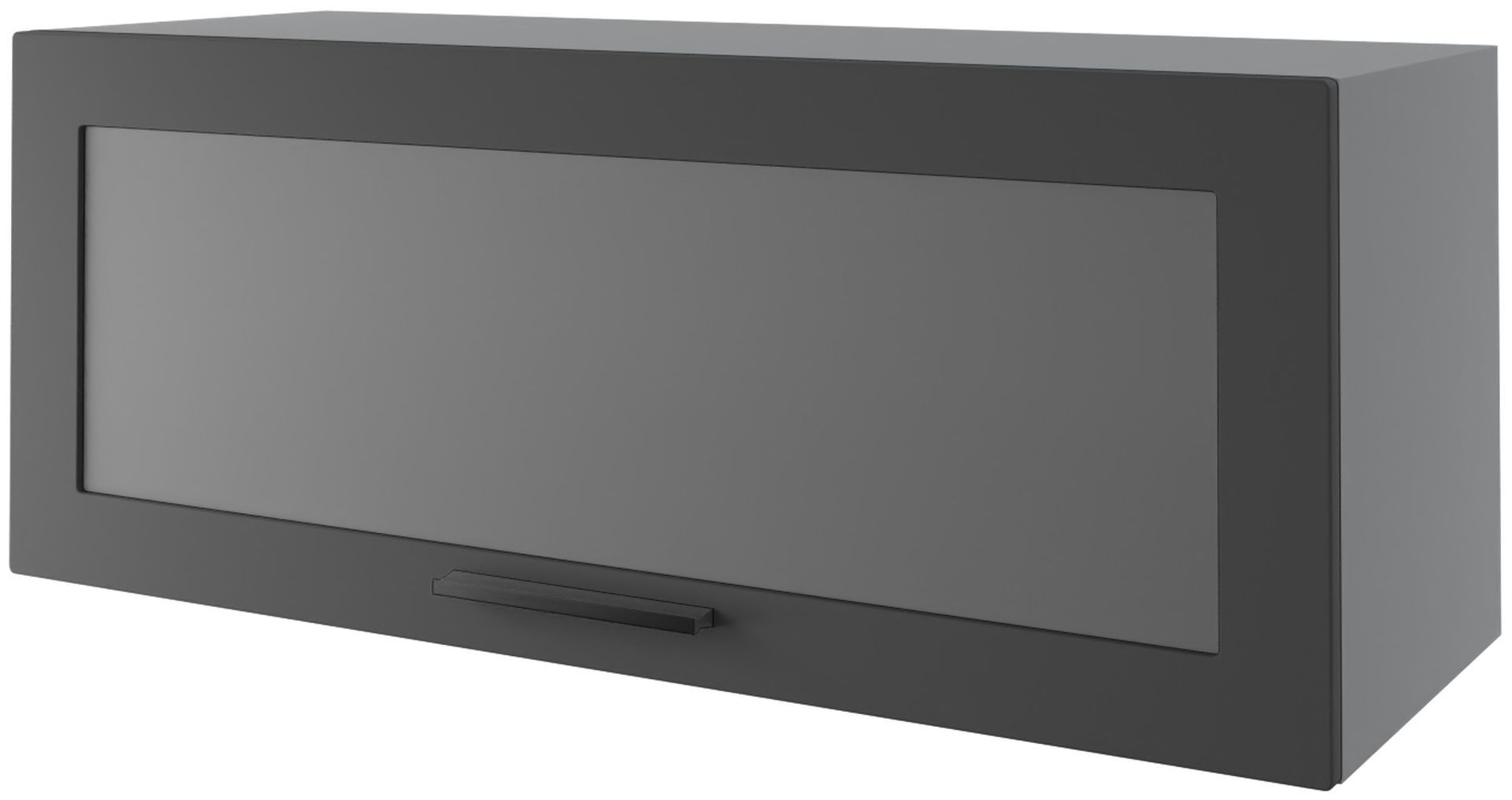 Bergamo Witryna Wisząca W4Bs/90 Grafit Mat