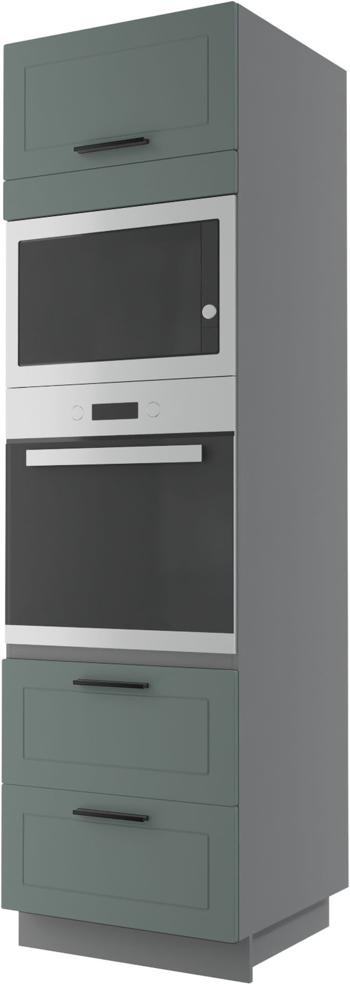 Bergamo Słupek Pod Zabudowę Piekarnika/Mikrofalówki D14/Ru/2E 284 Hettich Miętowy Mat