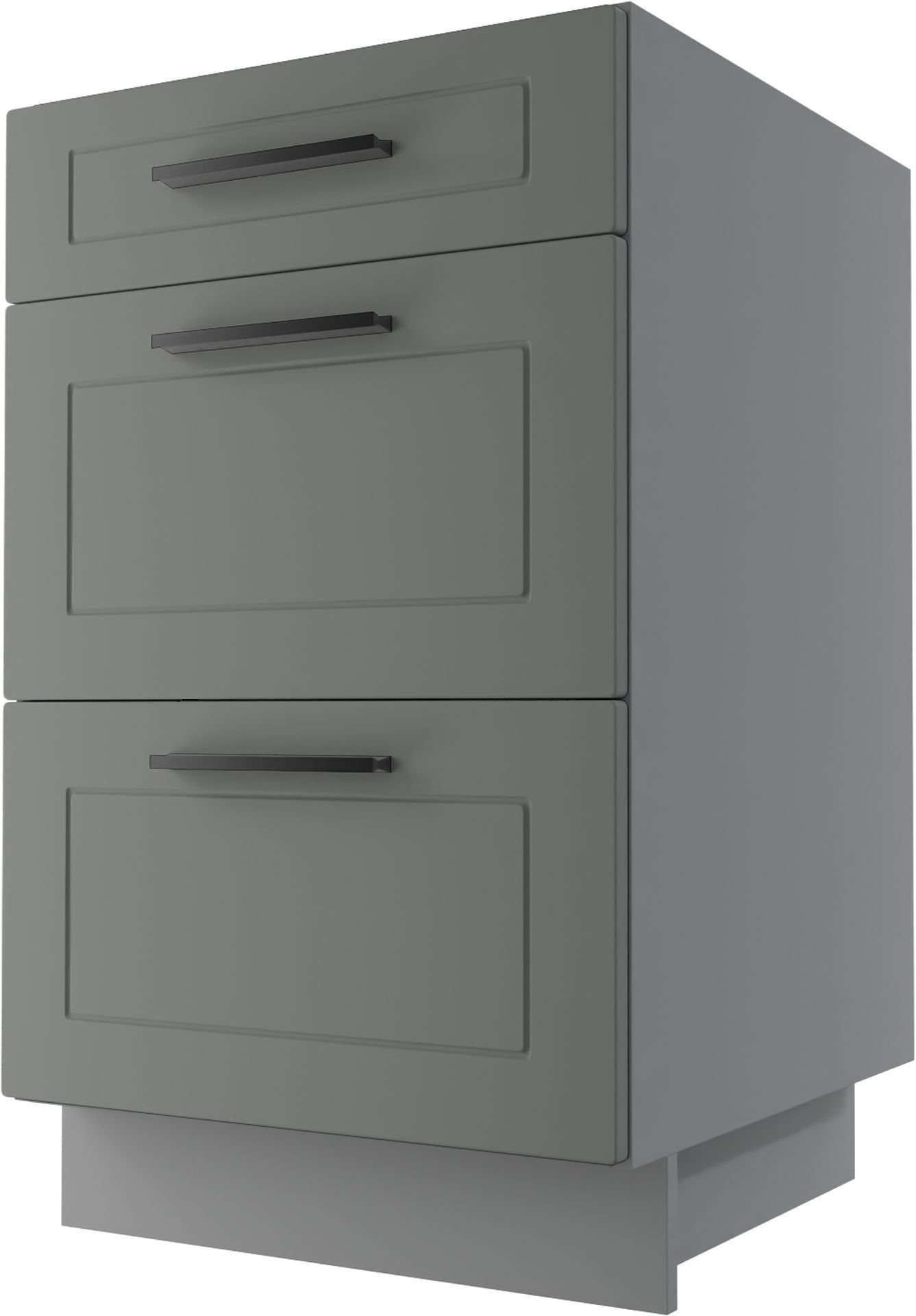 Bergamo Szafka Dolna D3E/50 Hettich Szary Mat