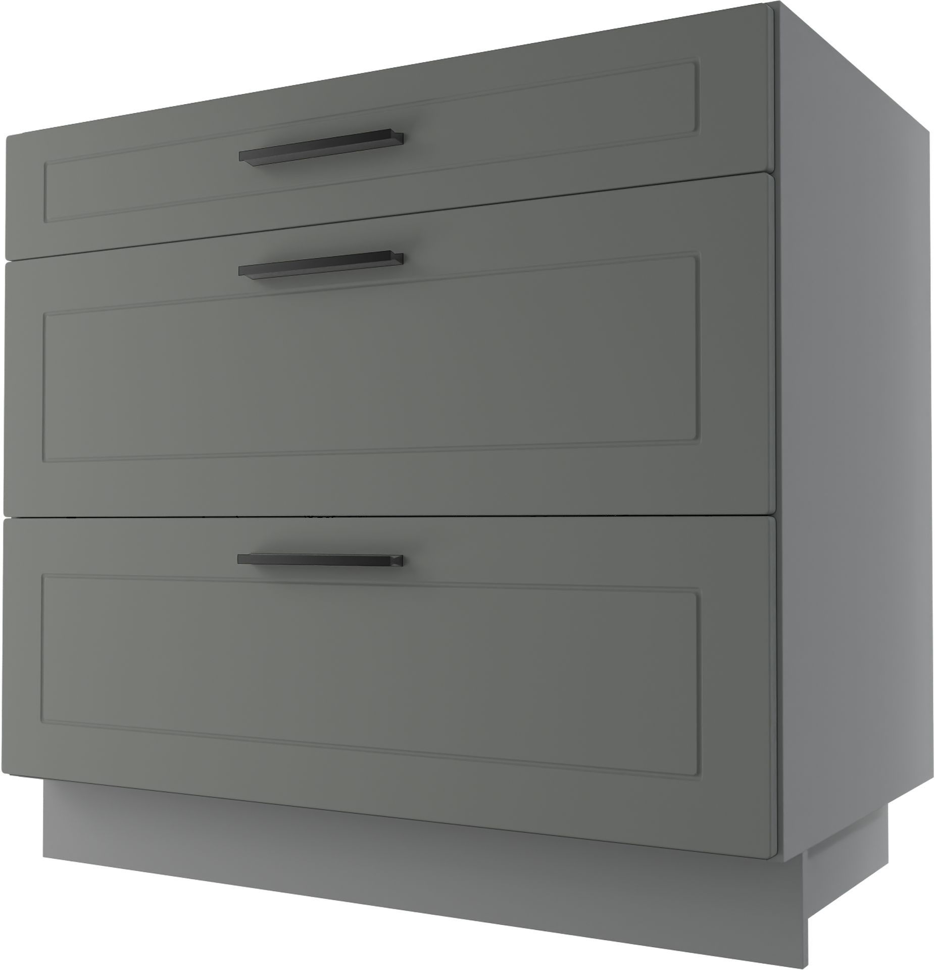Bergamo Szafka Dolna D3E/90 Hettich Szary Mat