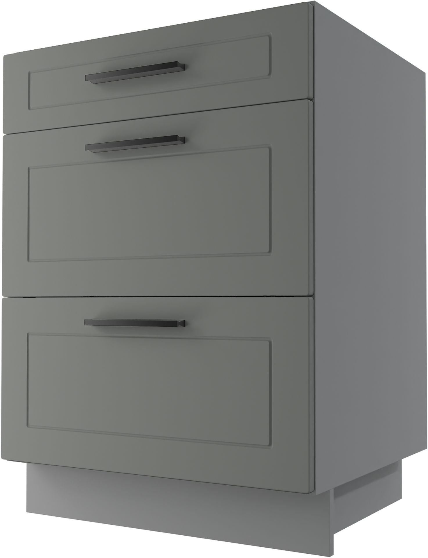 Bergamo Szafka Dolna D3M/60 Metabox Szary Mat