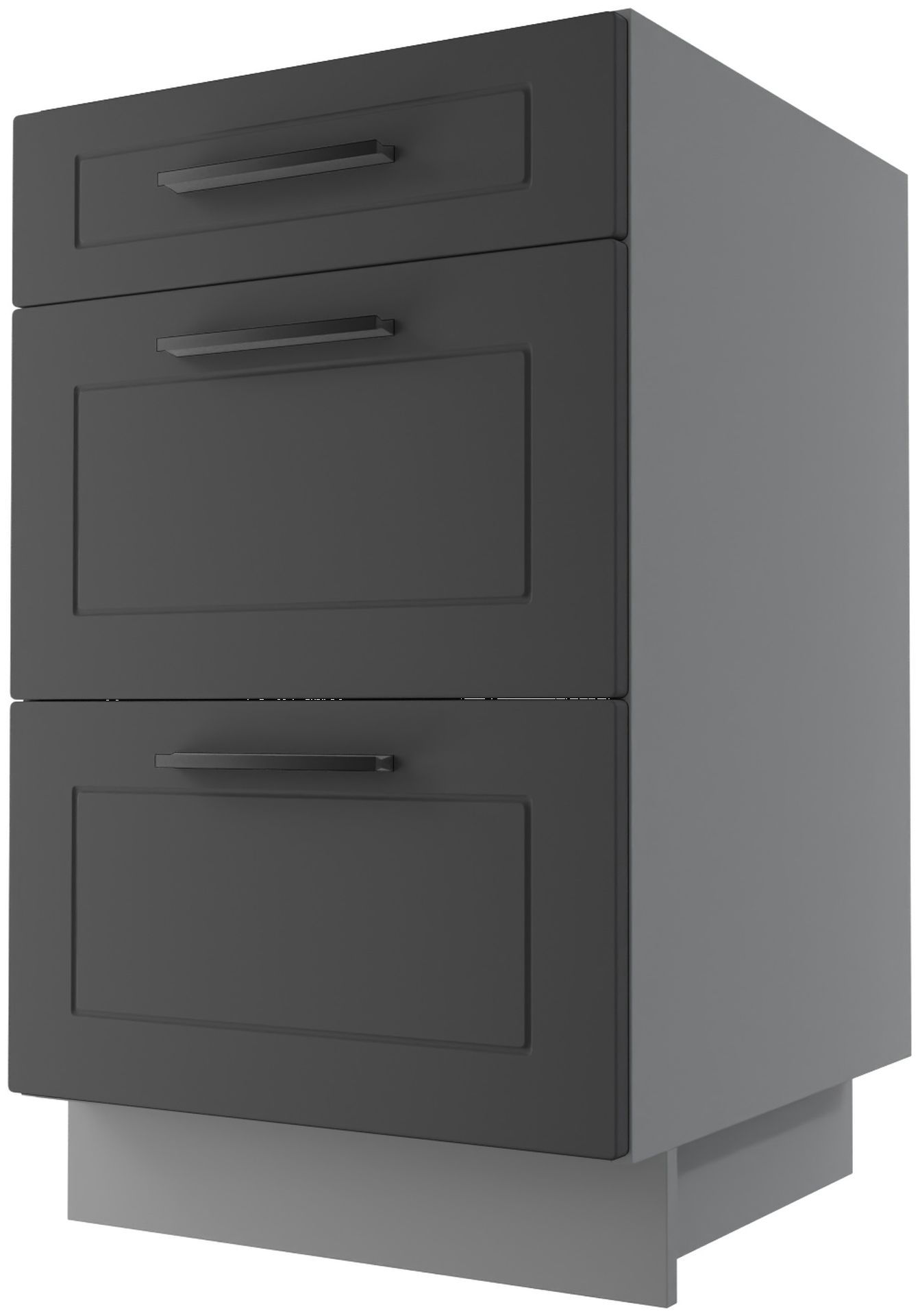 Bergamo Szafka Dolna D3E/50 Hettich Grafit Mat