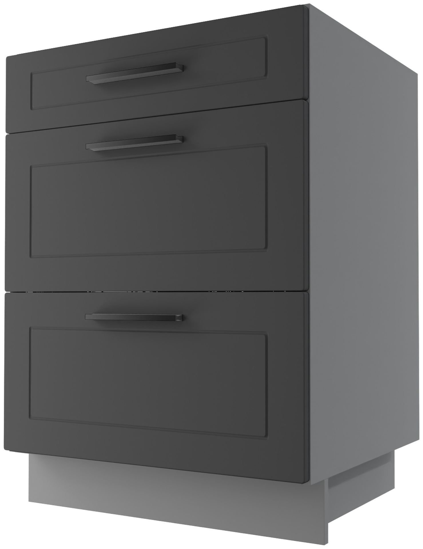 Bergamo Szafka Dolna D3E/60 Hettich Grafit Mat