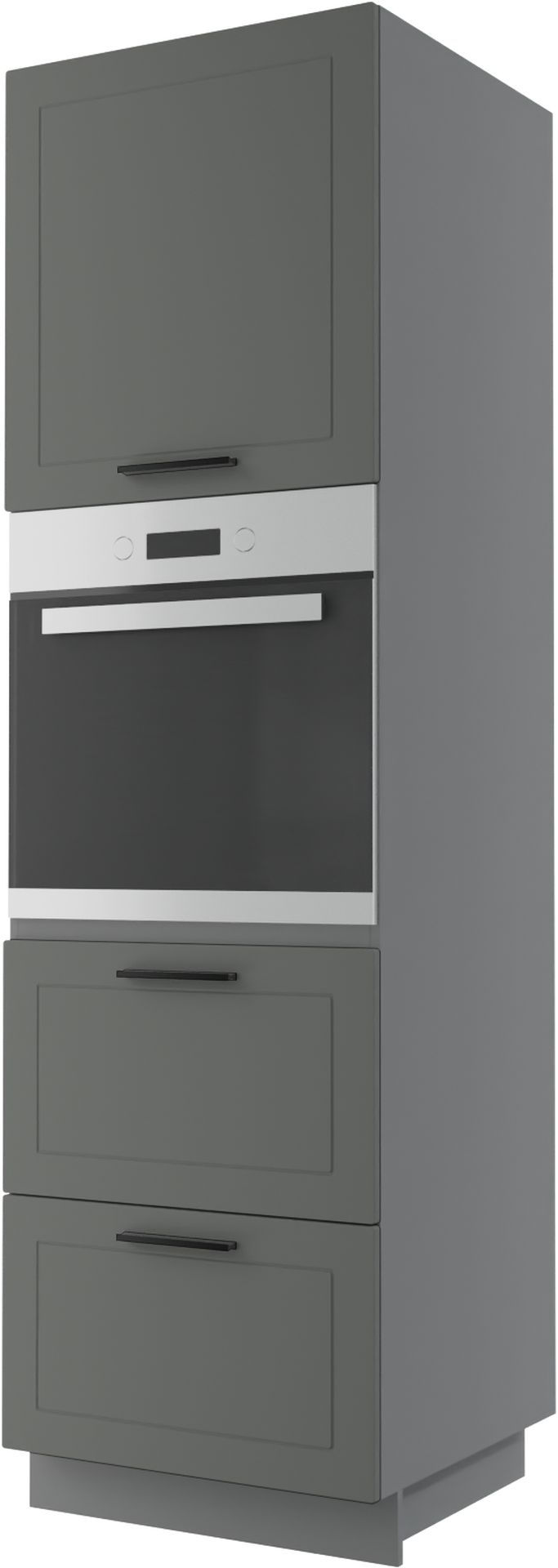 Bergamo Słupek Pod Zabudowę Piekarnika D14/Ru/2E 356 Hettich Szary Mat