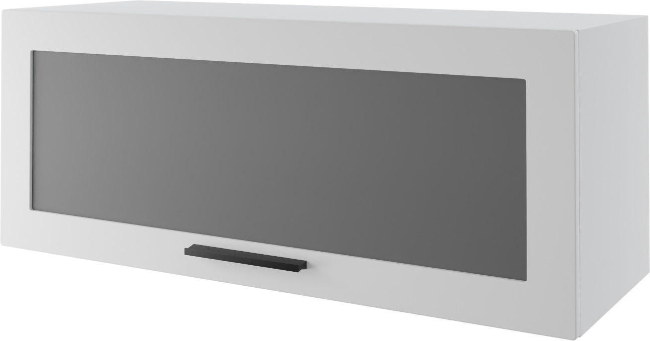 Bergamo Witryna Wisząca W4Bs/90Av Biały Mat