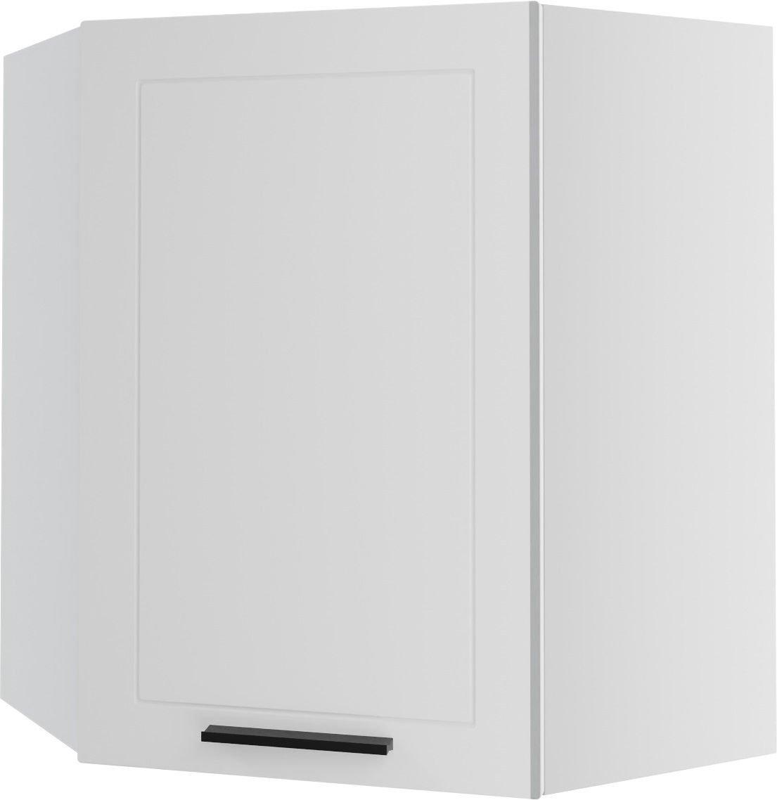 Bergamo Szafka Wisząca Narożna W10/60 Biały Mat