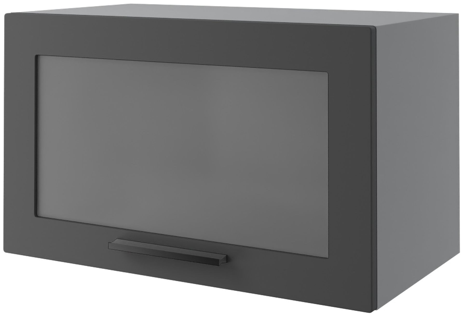 Bergamo Witryna Wisząca Niska W4Bs/60 Grafit Mat