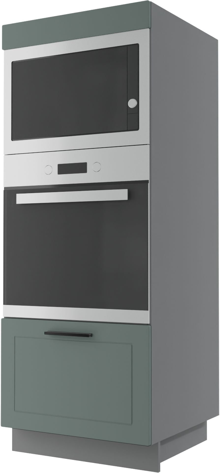 Bergamo Słupek Pod Zabudowę Piekarnika/Mikrofalówki D5Ae/60/154 Hettich Miętowy Mat