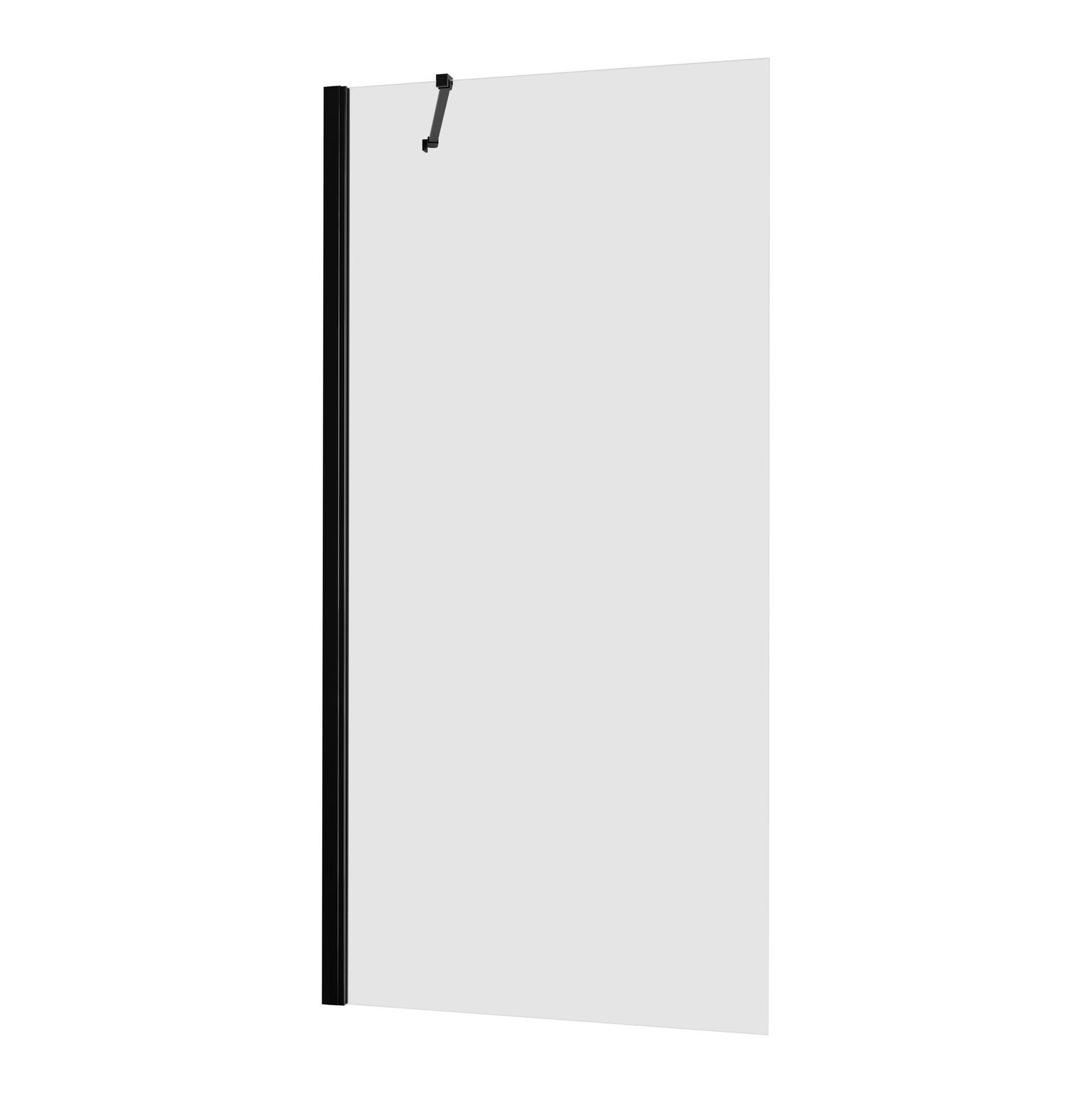 New Trendy Kabina Prysznicowa Walk-In New Soleo Black 90X195 K-0769-WP