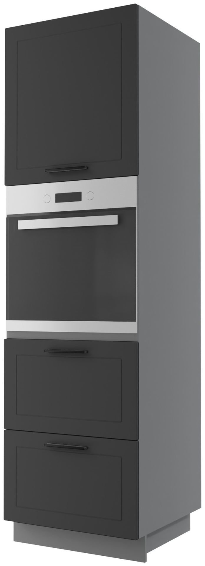 Bergamo Słupek Pod Zabudowę Piekarnika D14/Ru/2E 356 Hettich Grafit Mat