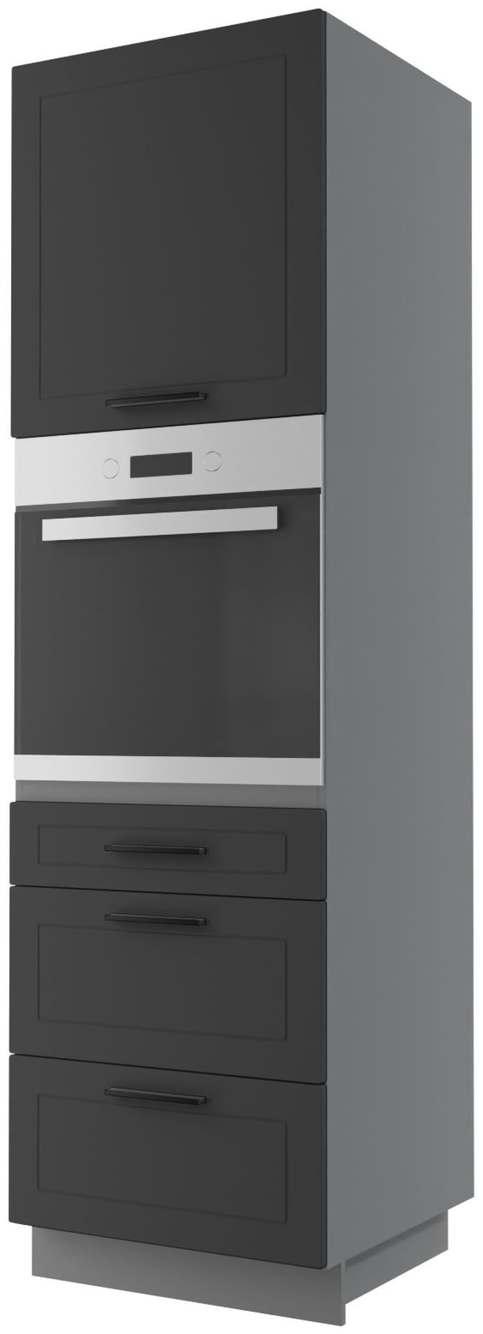 Bergamo Słupek Pod Zabudowę Piekarnika D14Ru/3M Metabox Grafit Mat