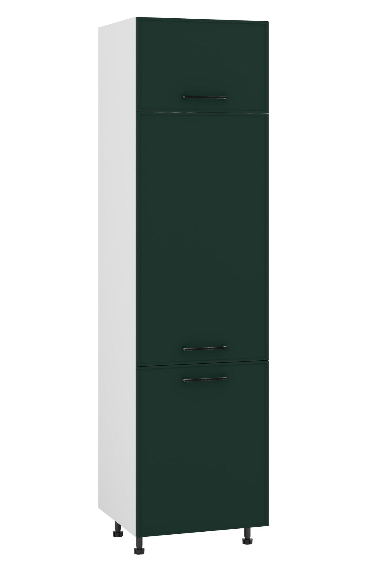 Asti Słupek Wysoki Pod Zabudowę Lodówki Dl-60-220 Hk-Xs Blum Zielony Mat