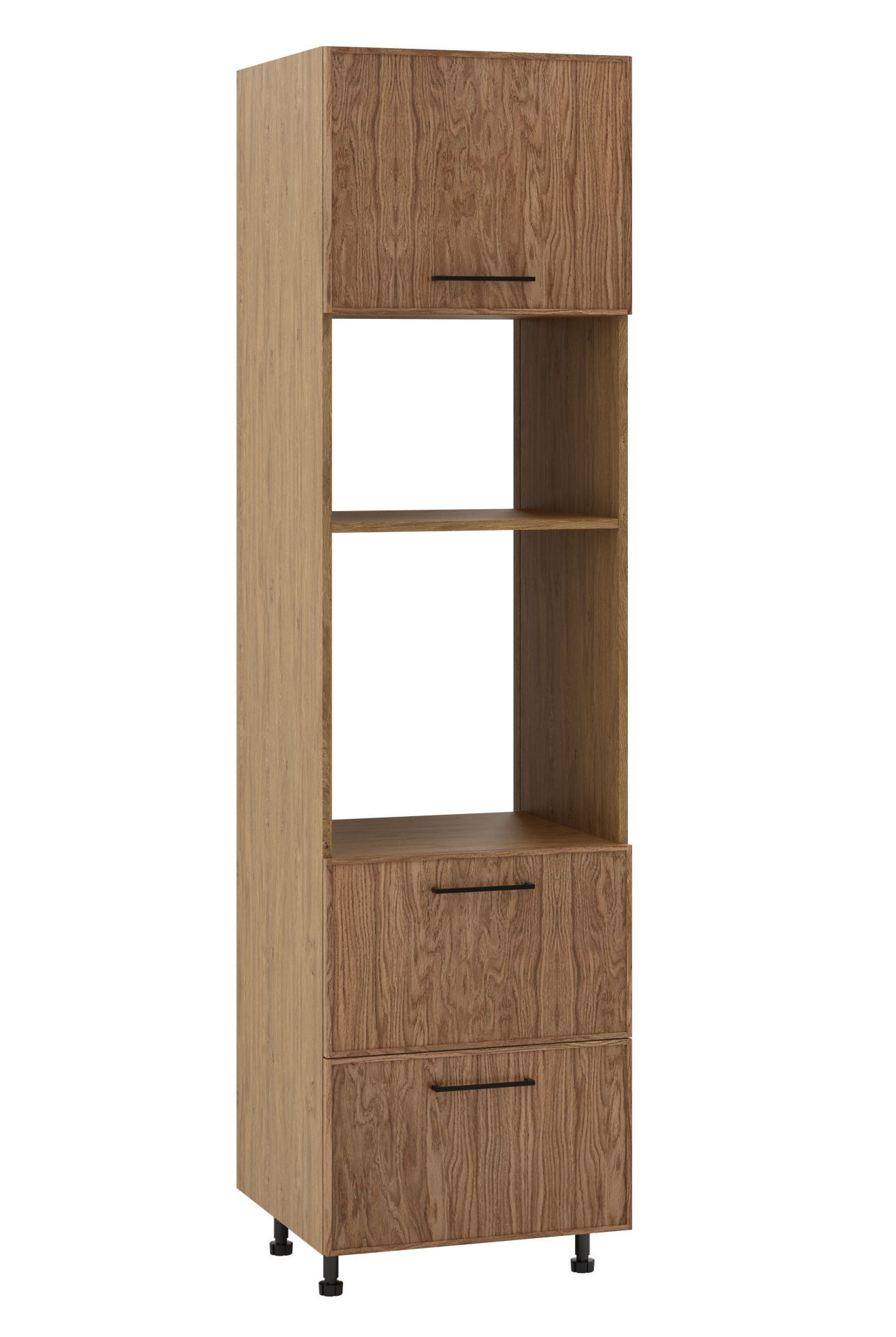 Asti Słupek Wysoki Pod Zabudowę Piekarnika/Microfali Dpps2-60-38-220_Modern Hk-Xs Fornir