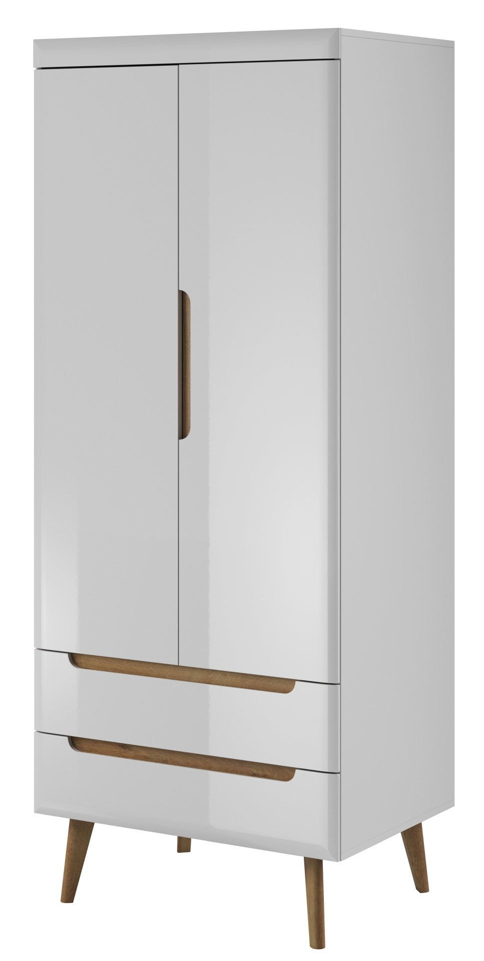 Szafa Nordi Nsz80 Biały Połysk