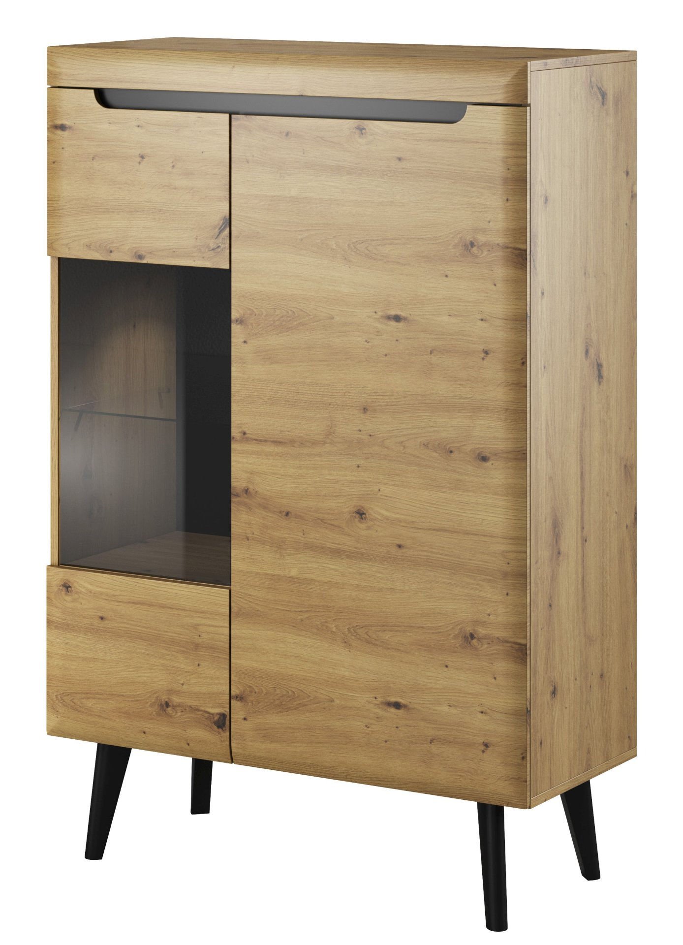 Witryna Niska Nordi Nwt90 Dąb Artisan