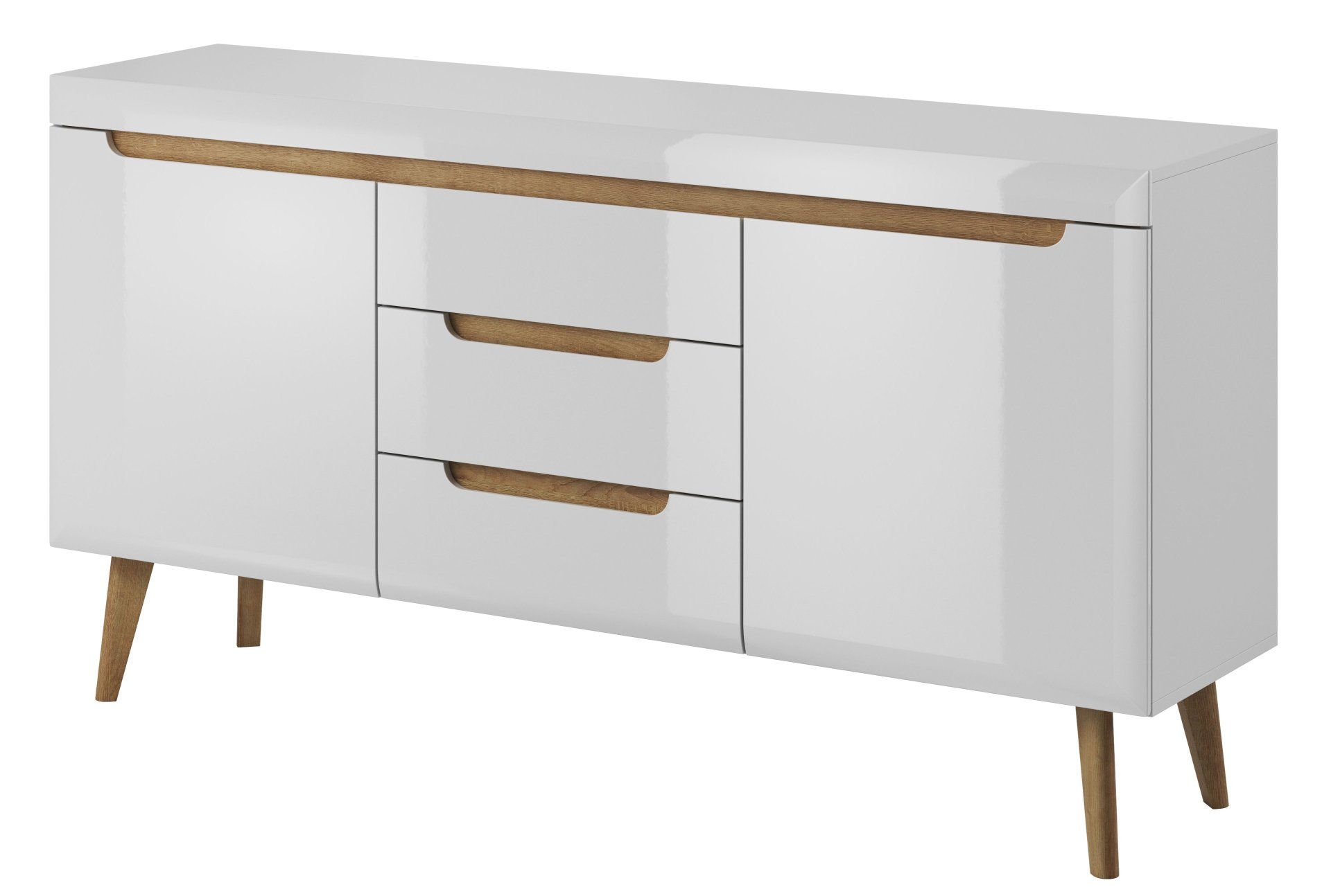 Komoda Nordi Nksz160 Biały Połysk