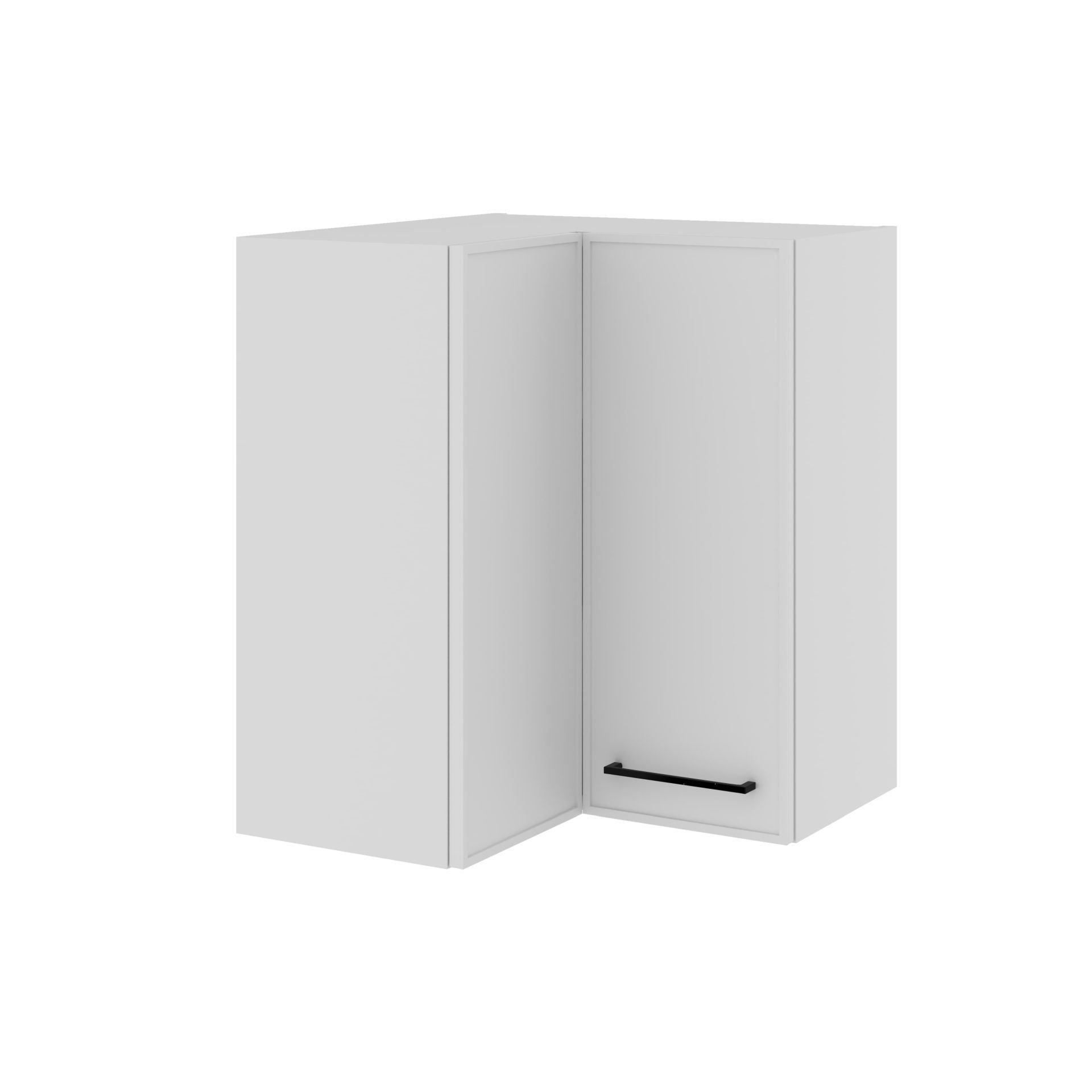 Asti Szafka Wisząca Narożna Gnw-60 Biały Mat