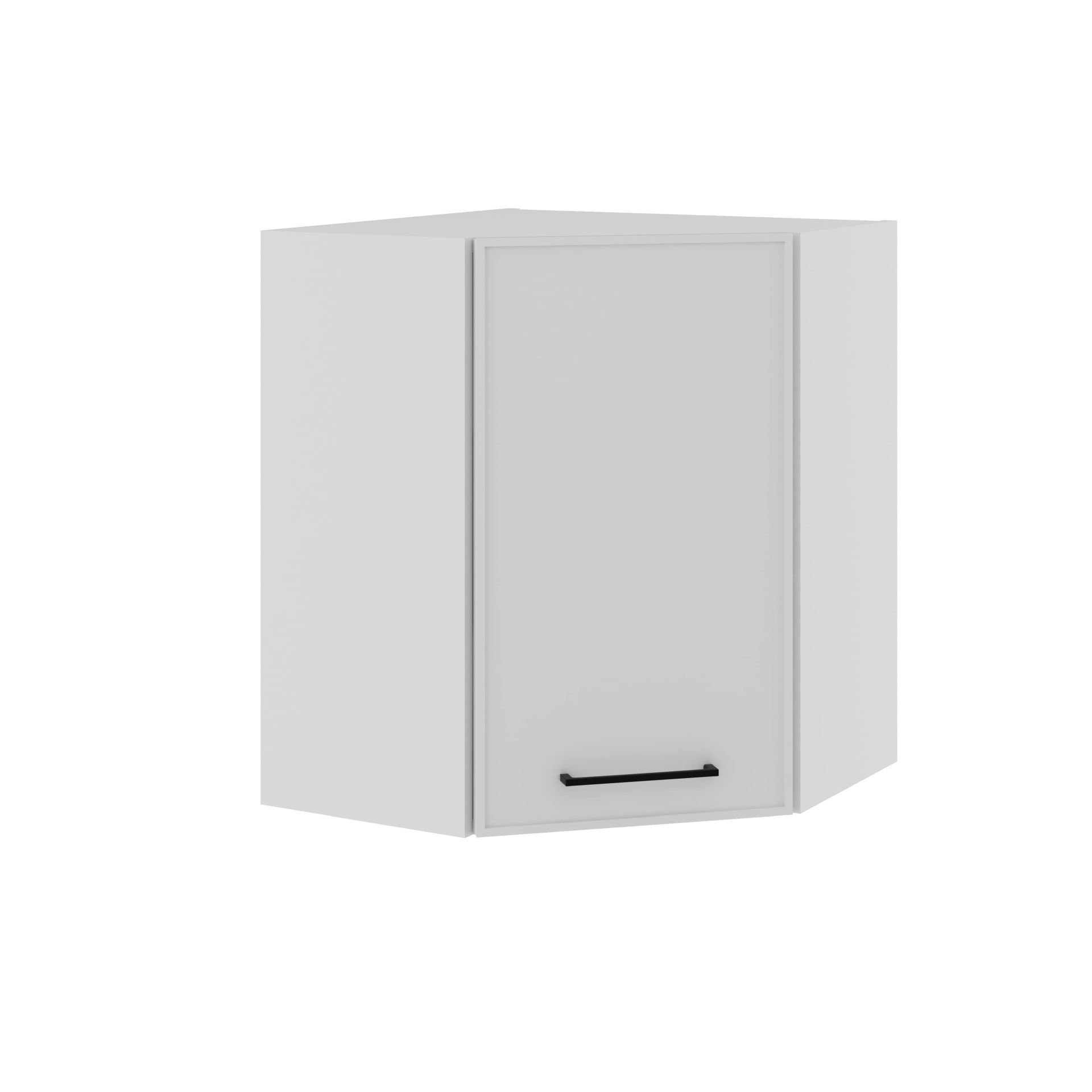 Asti Szafka Wisząca Narożna Gnwu-60 Biały Mat