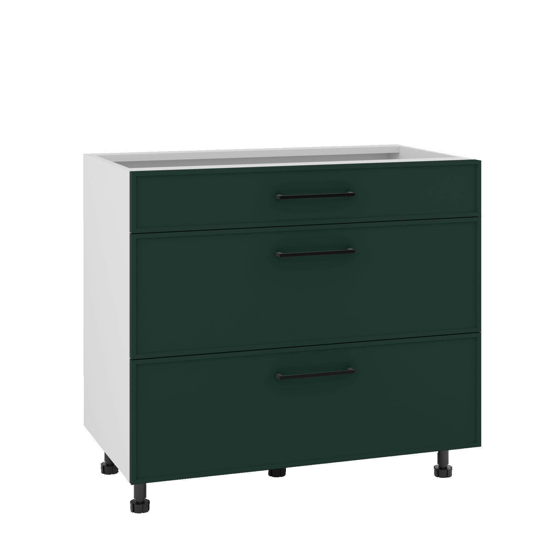 Asti Szafka Dolna Ds-90-2W-1N_Blum Zielony Mat