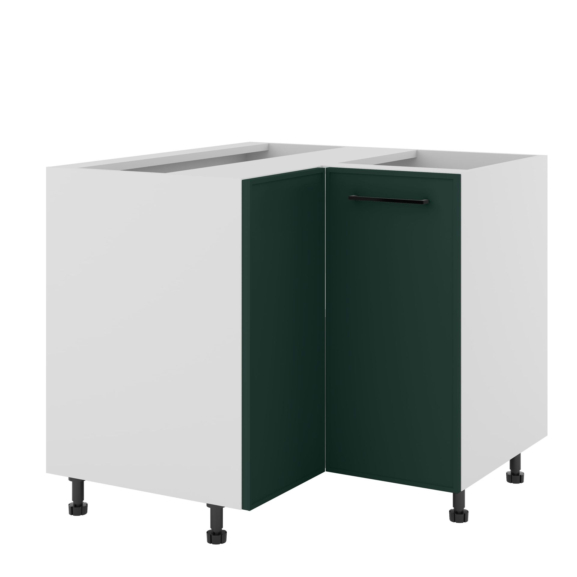 Asti Szafka Dolna Narożna Dnw-90 Zielony Mat