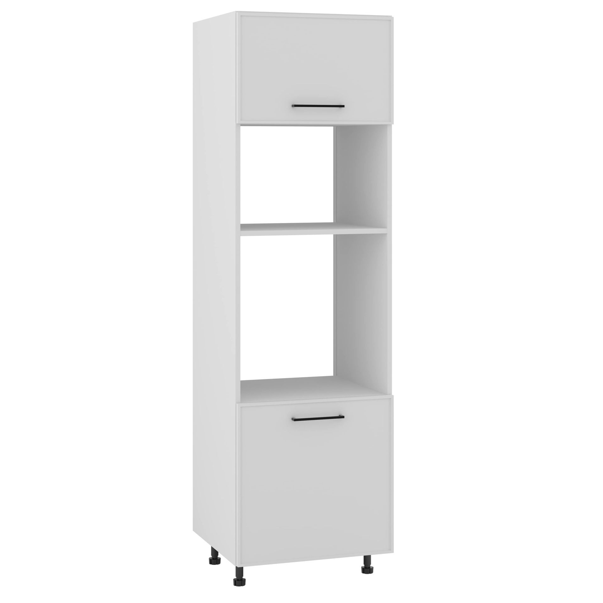 Asti Słupek Pod Zabudowę Piekarnika/Microfali Dpp-60-38-197 Hk-Xs Biały Mat