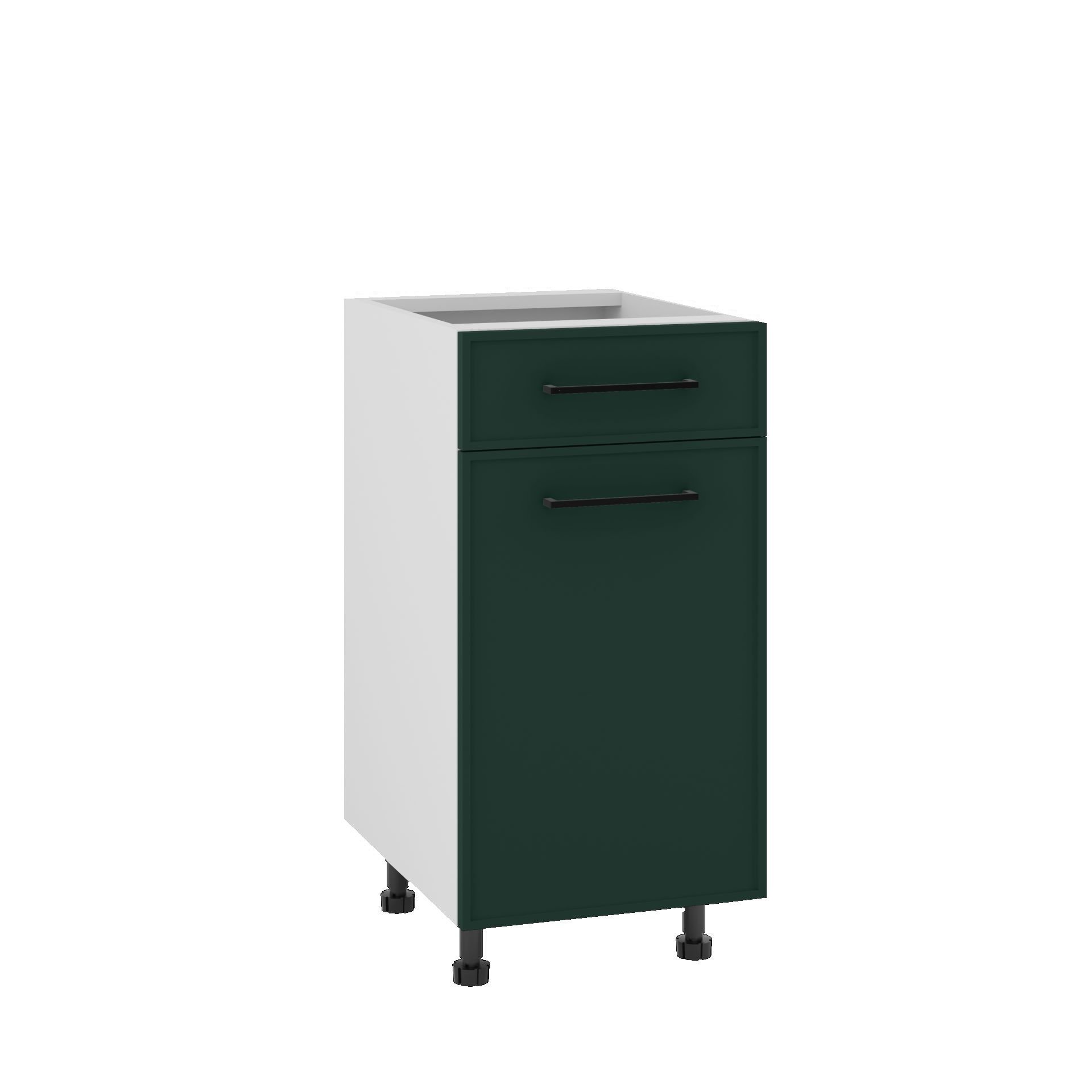 Asti Szafka Dolna D1S-40_Blum Zielony Mat