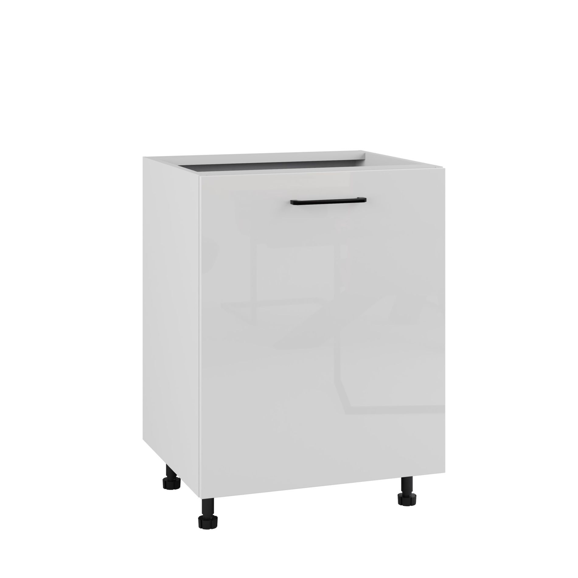 Siena Szafka Dolna D-60 Biały Połysk